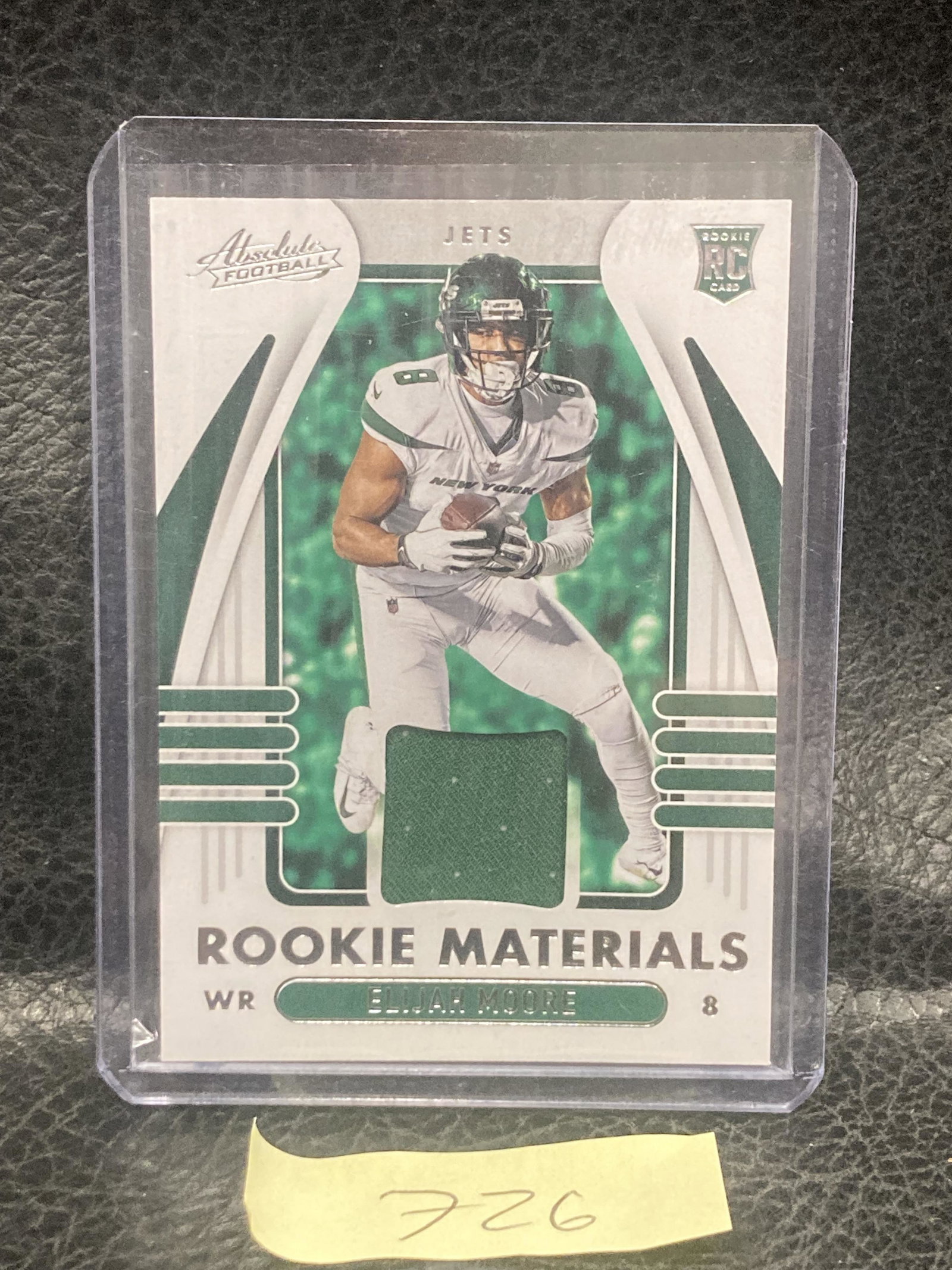 Elijah Moore 2021 Panini Absolute #ARM-EMO Rc Rookie Materials Patch Jets: Elijah Moore 2021 Panini Absolute #ARM-EMO Rc Rookie Materials Patch Jets