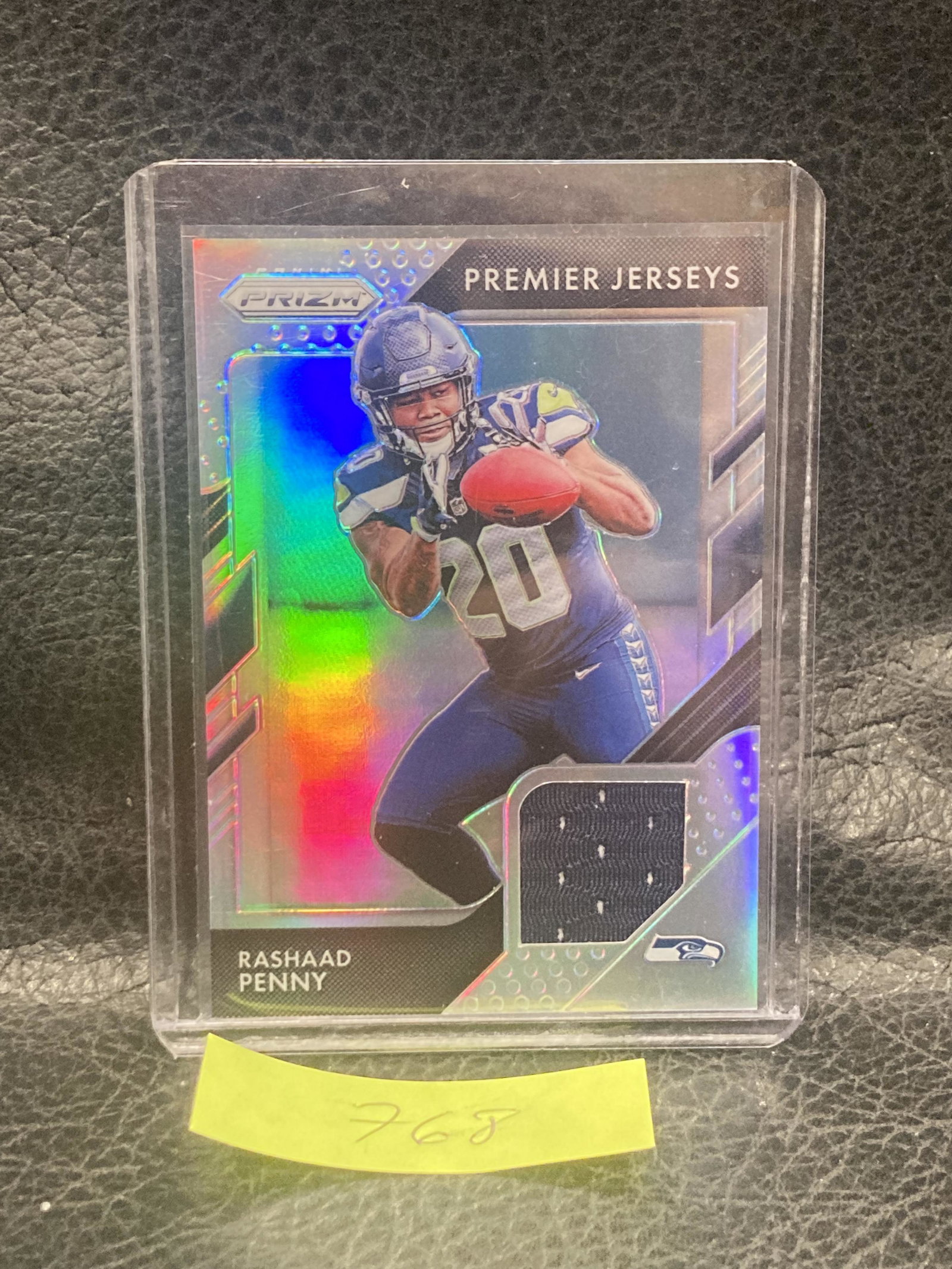 Rashaad Penny 2018 Prizm Premier Jersey Rc Game Worn Patch Seahawks: Rashaad Penny 2018 Prizm Premier Jersey Rc Game Worn Patch Seahawks