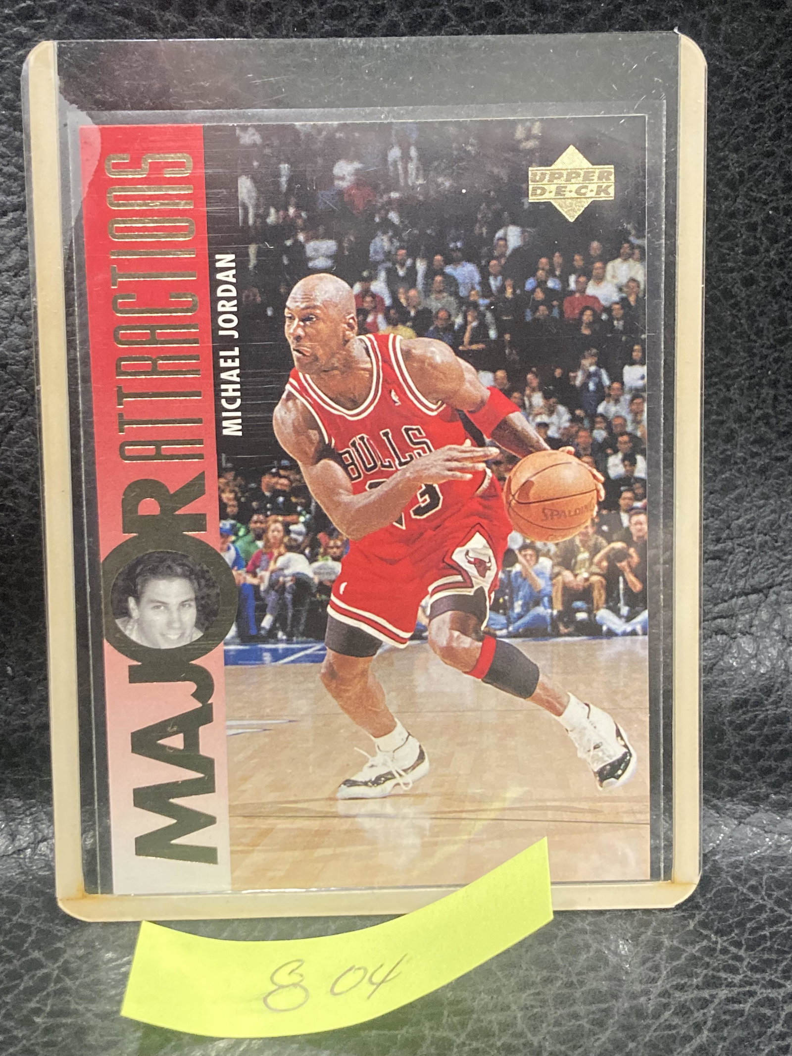 Michael Jordan 1995 Upper Deck Major Attractions #337 David Hanson Bulls Hof: Michael Jordan 1995 Upper Deck Major Attractions #337 David Hanson Bulls Hof