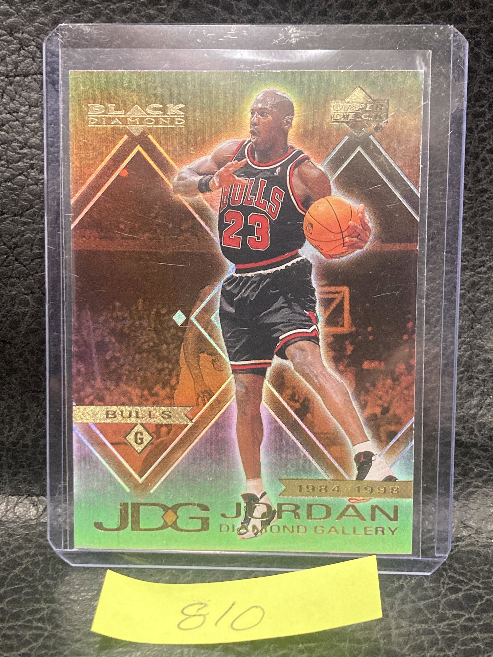 Michael Jordan 1999-00 Upper Deck Black Diamond Gallery #DG10 Hof: Michael Jordan 1999-00 Upper Deck Black Diamond Gallery #DG10 Hof