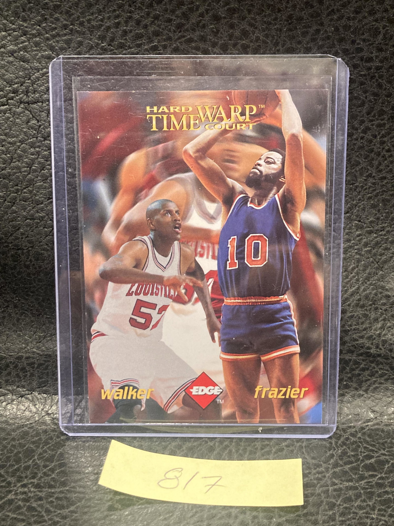 Walt Frazier Samaki Walker 1996 Collector's Edge Timewarp Gold #10: Walt Frazier Samaki Walker 1996 Collector's Edge Timewarp Gold #10