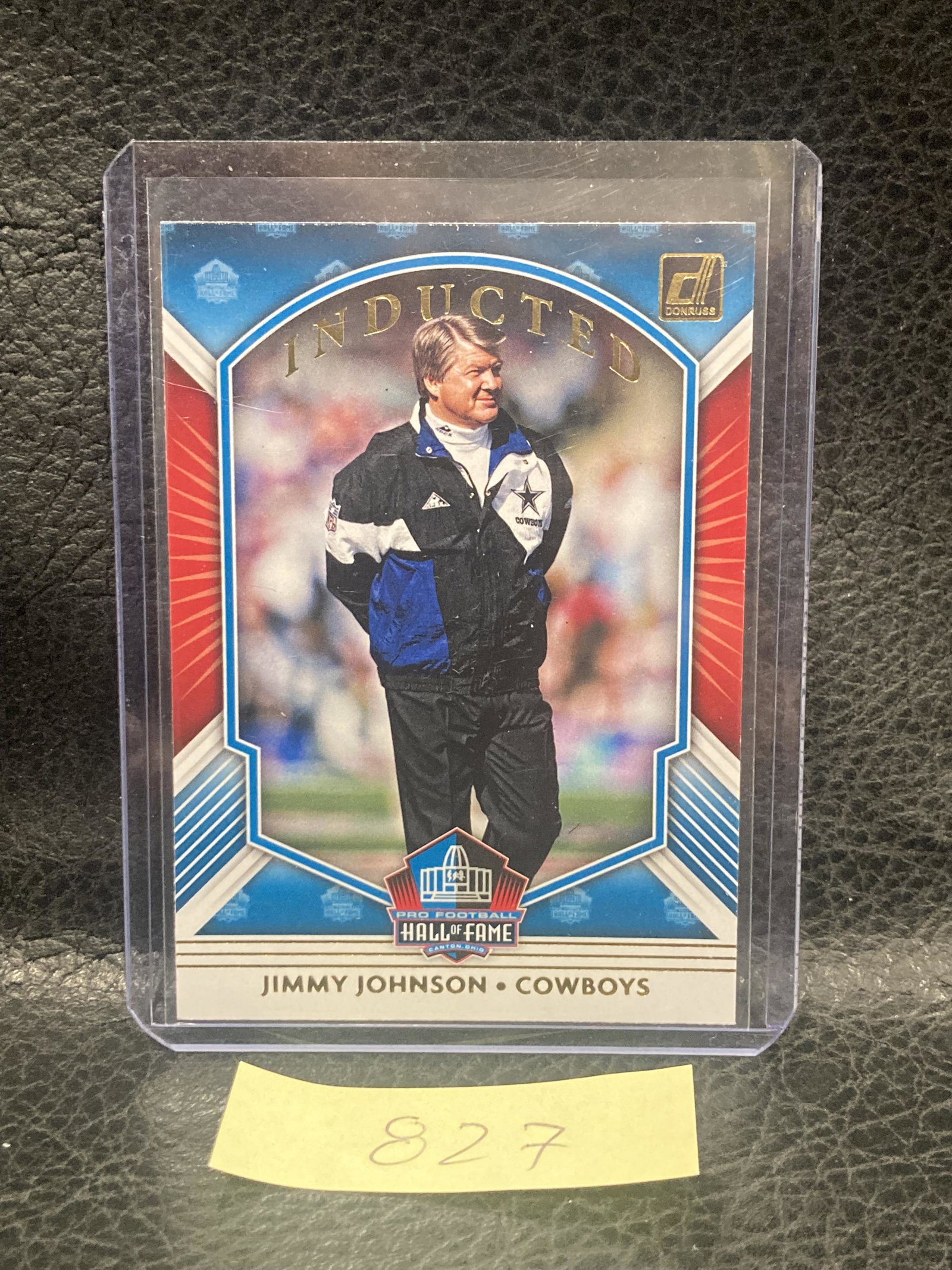 Jimmy Johnson 2020 Donruss Panini Inducted #I-JJ Cowboys: Jimmy Johnson 2020 Donruss Panini Inducted #I-JJ Cowboys
