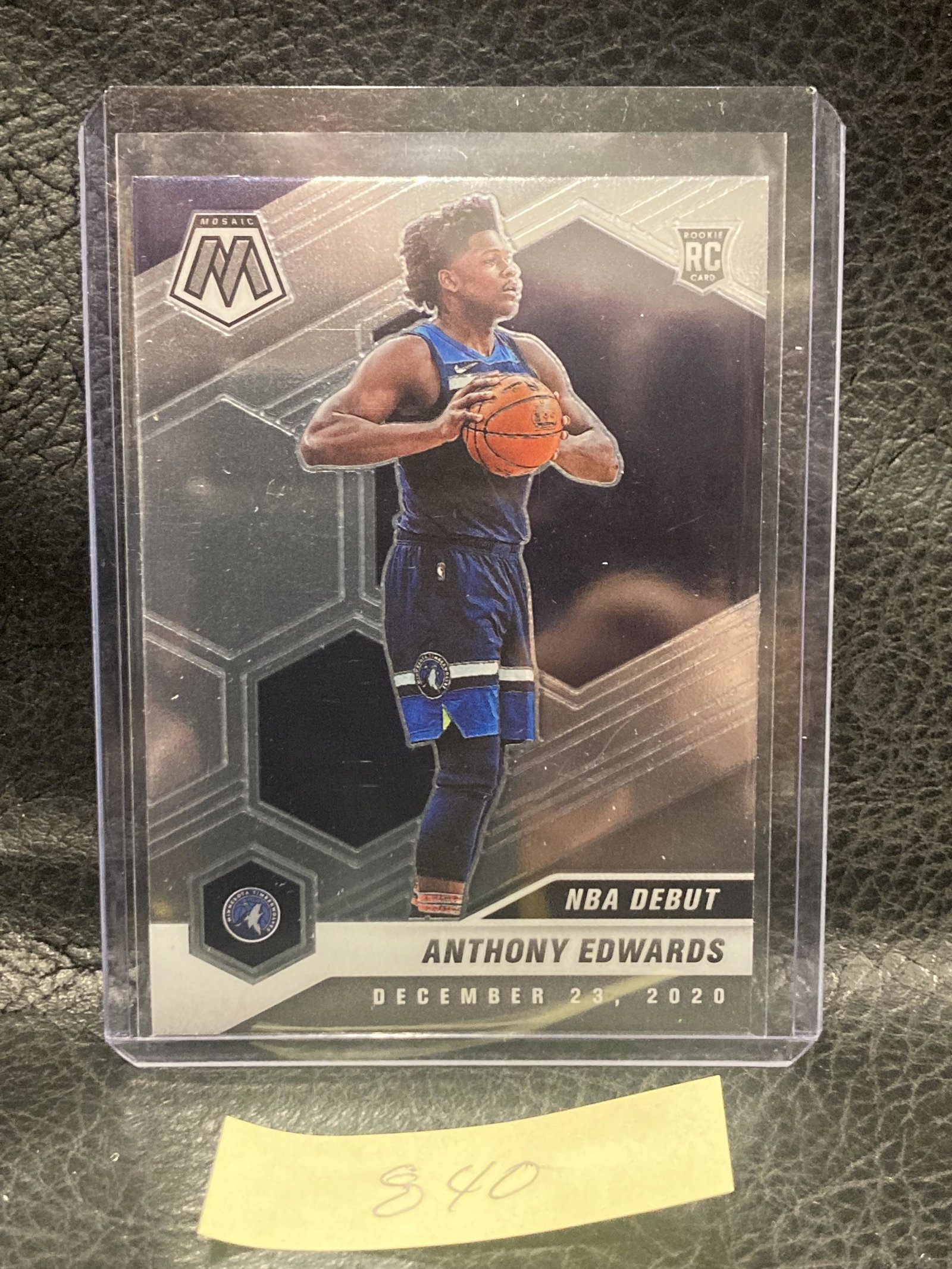 Anthony Edwards 2020-21 Panini Mosaic Nba Base Debut Rookie Timberwolves: Anthony Edwards 2020-21 Panini Mosaic Nba Base Debut Rookie Timberwolves