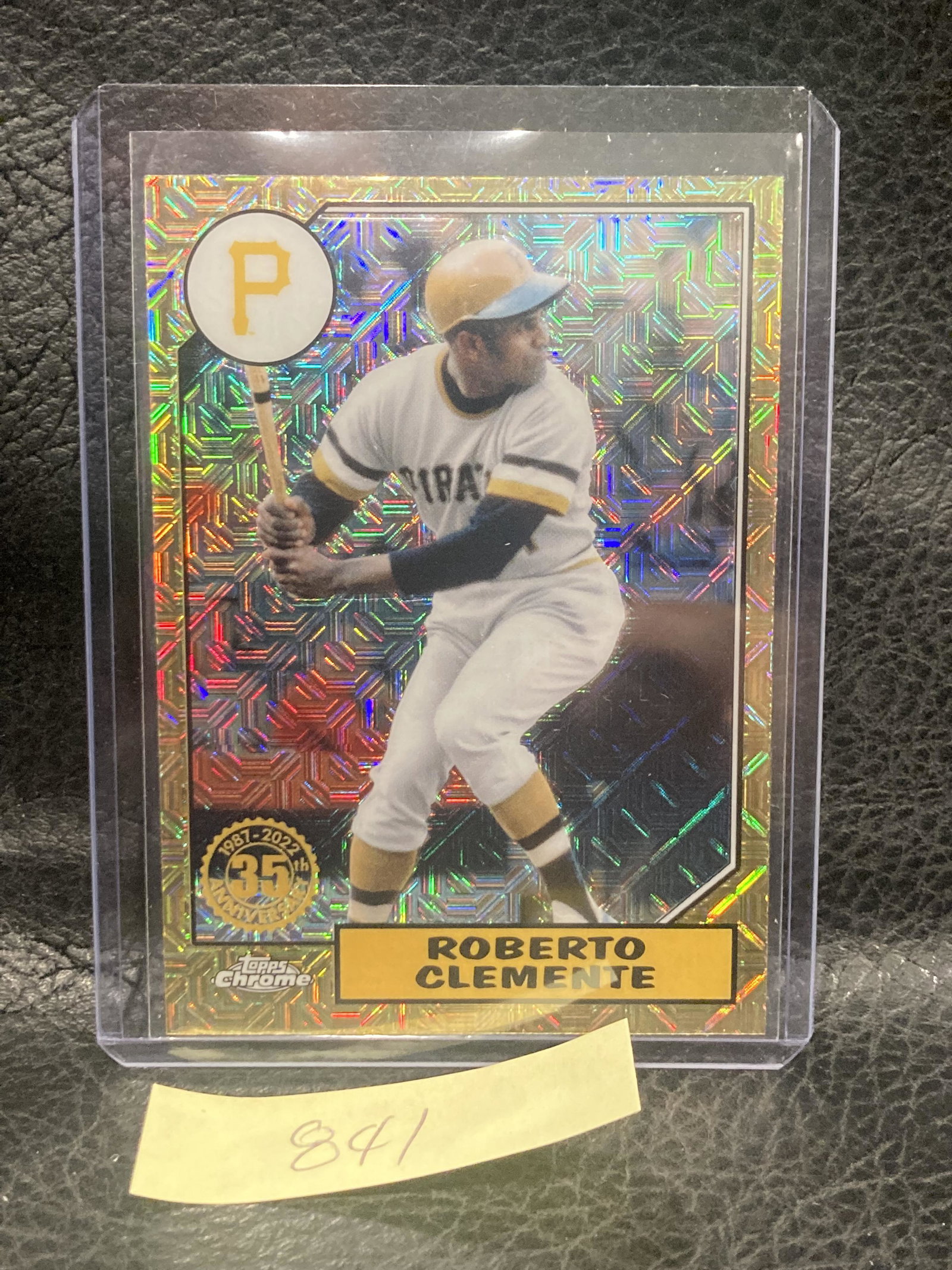 Roberto Clemente 2022 Topps Chrome Pittsburgh Pirates Mojo 35th Anniversary: Roberto Clemente 2022 Topps Chrome Pittsburgh Pirates Mojo 35th Anniversary