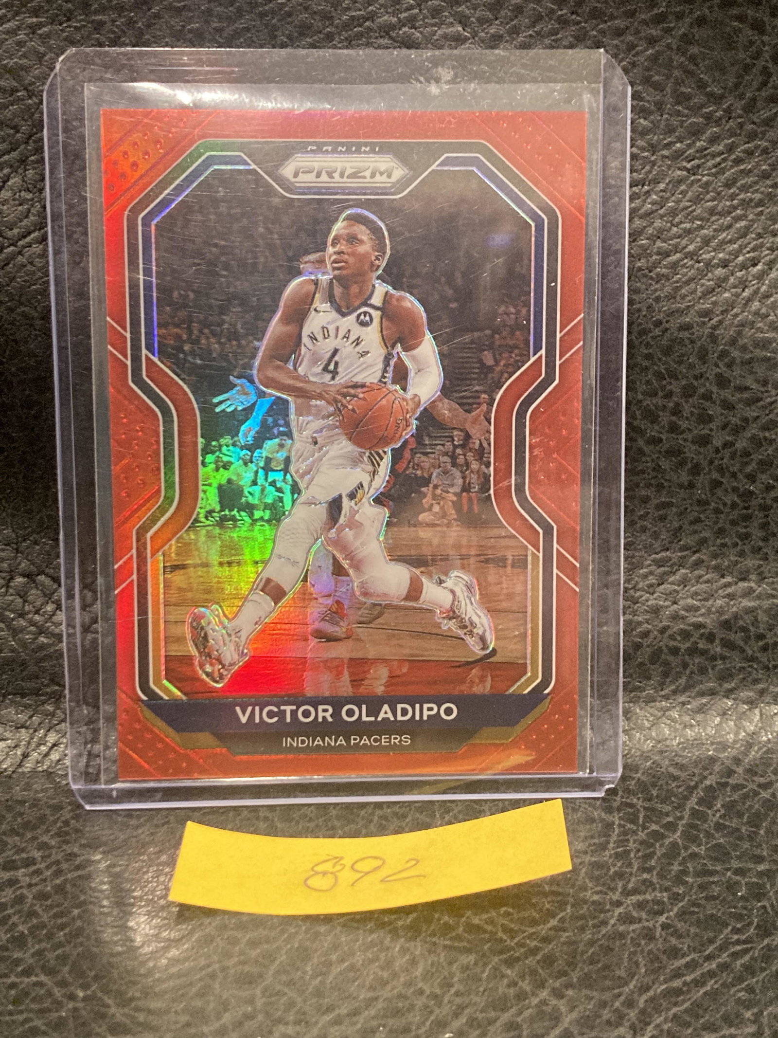 Victor Oladipo 2020-21 Panini Prizm Basketball Red Pacers /299 Prizm #100: Victor Oladipo 2020-21 Panini Prizm Basketball Red Pacers /299 Prizm #100