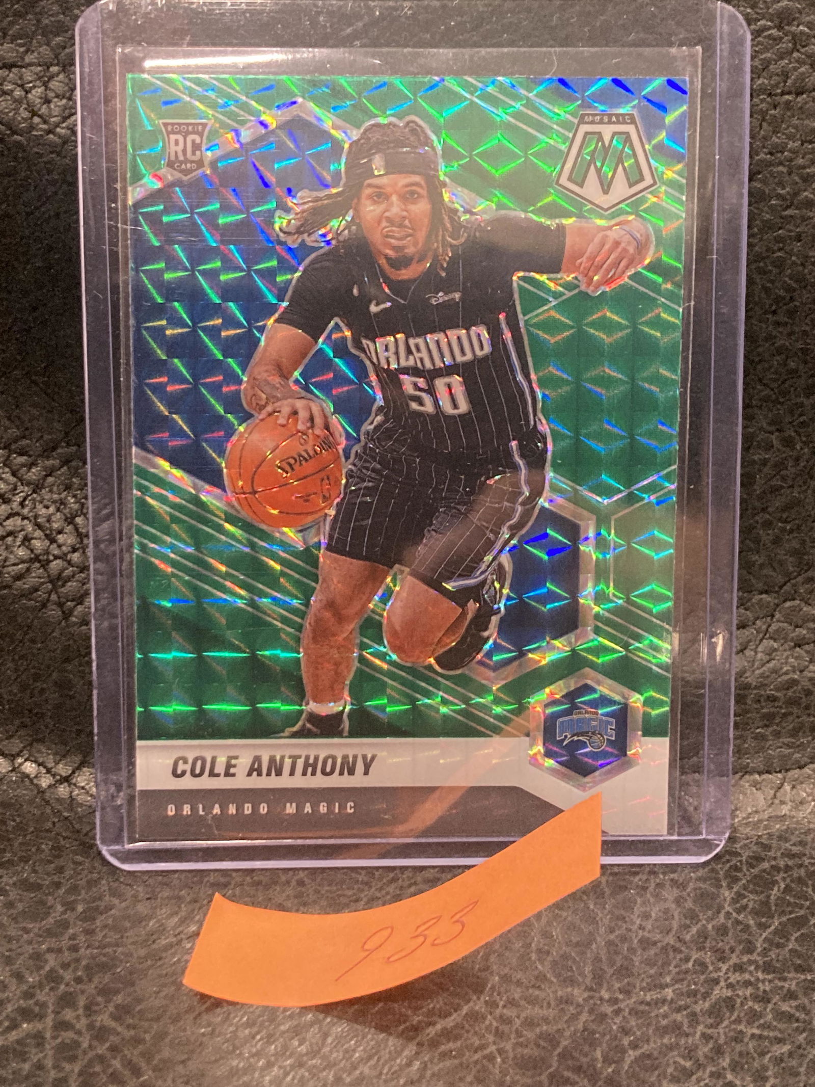 Cole Anthony 2020-21 Panini Nba Mosaic Green Prizm Rookie Rc #207 Orlando Magic: Cole Anthony 2020-21 Panini Nba Mosaic Green Prizm Rookie Rc #207 Orlando Magic