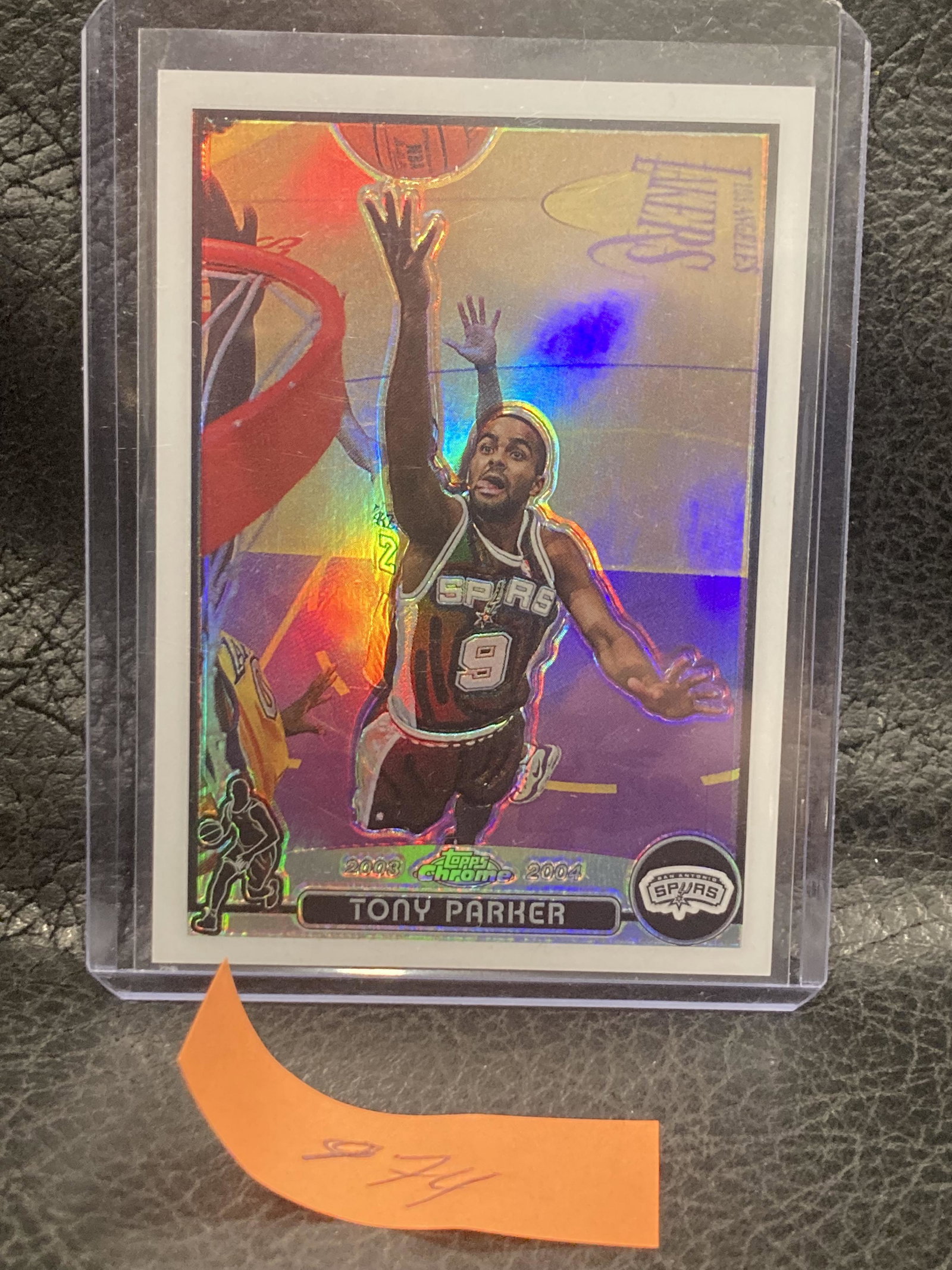 Tony Parker 2003-04 Topps Chrome Refractors #9 San Antonio Spurs: Tony Parker 2003-04 Topps Chrome Refractors #9 San Antonio Spurs
