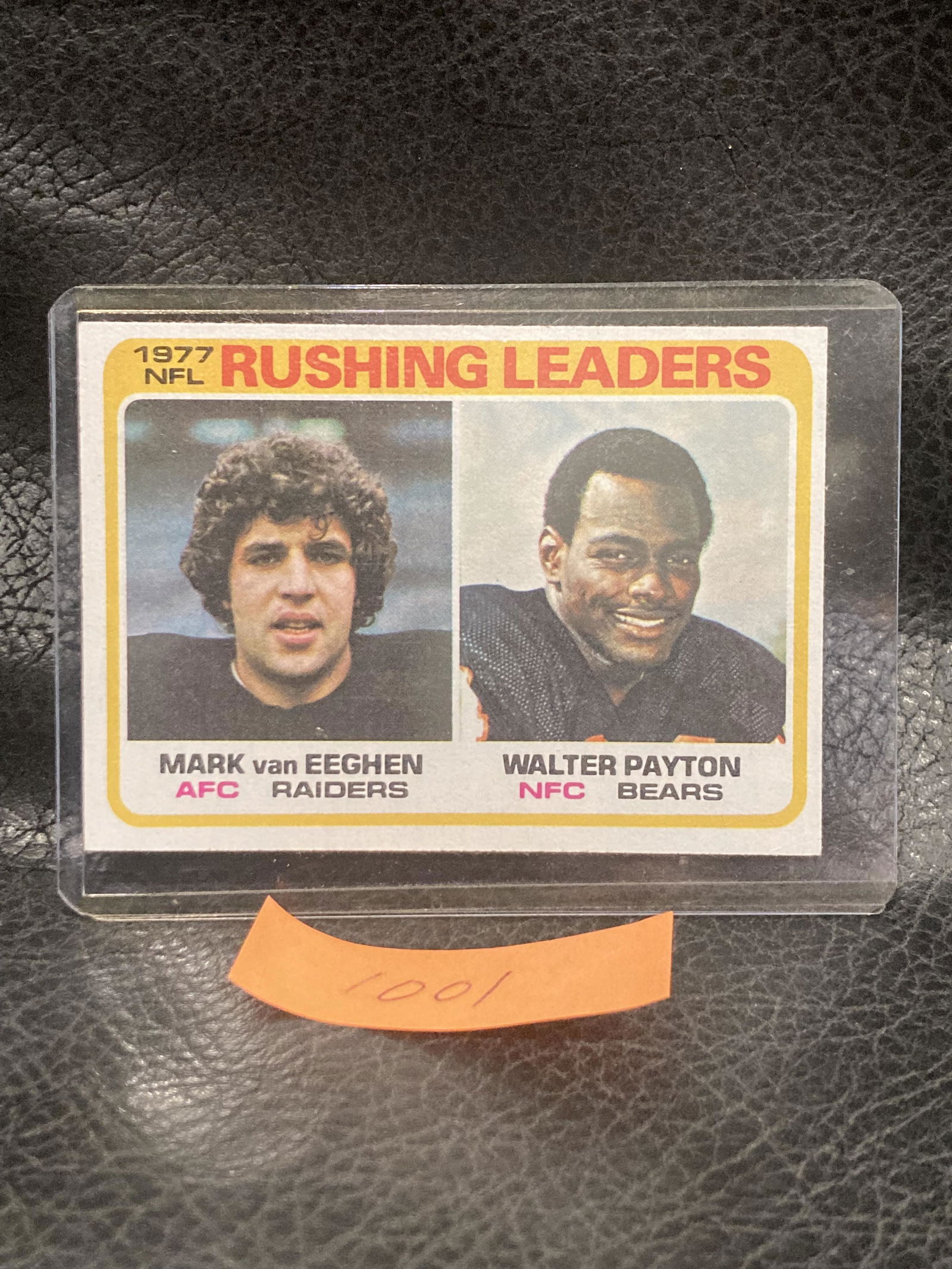 Walter Payton Van Eeghen 1977 Nfl Rushing Leaders Topps 1978 Football Card #333 Bears: Walter Payton Van Eeghen 1977 Nfl Rushing Leaders Topps 1978 Football Card #333 Bears