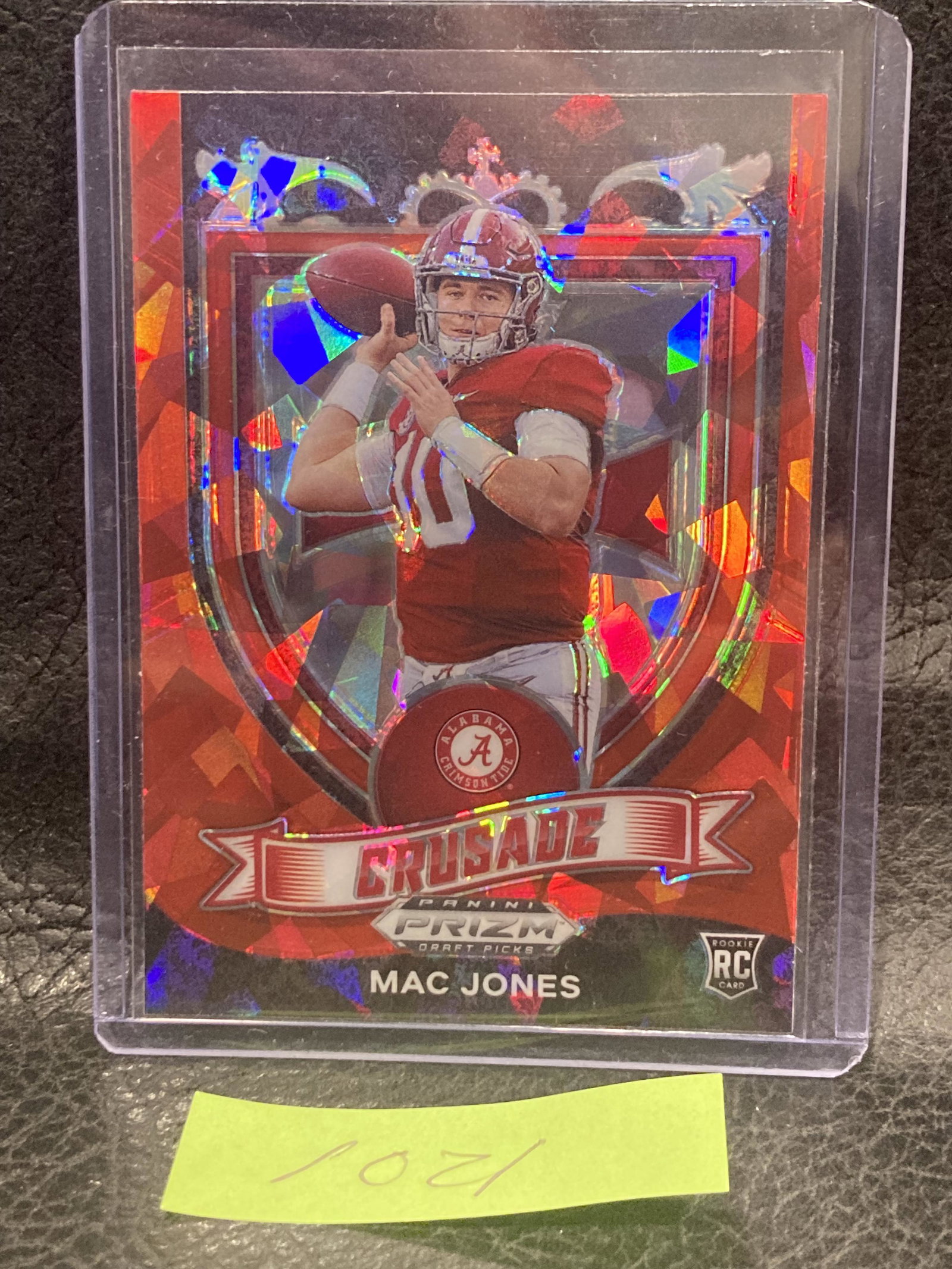 Mac Jones 2021 Panini Prizm Draft Picks Red Cracked Ice Crusade Rc #170 Patriots: Mac Jones 2021 Panini Prizm Draft Picks Red Cracked Ice Crusade Rc #170 Patriots
