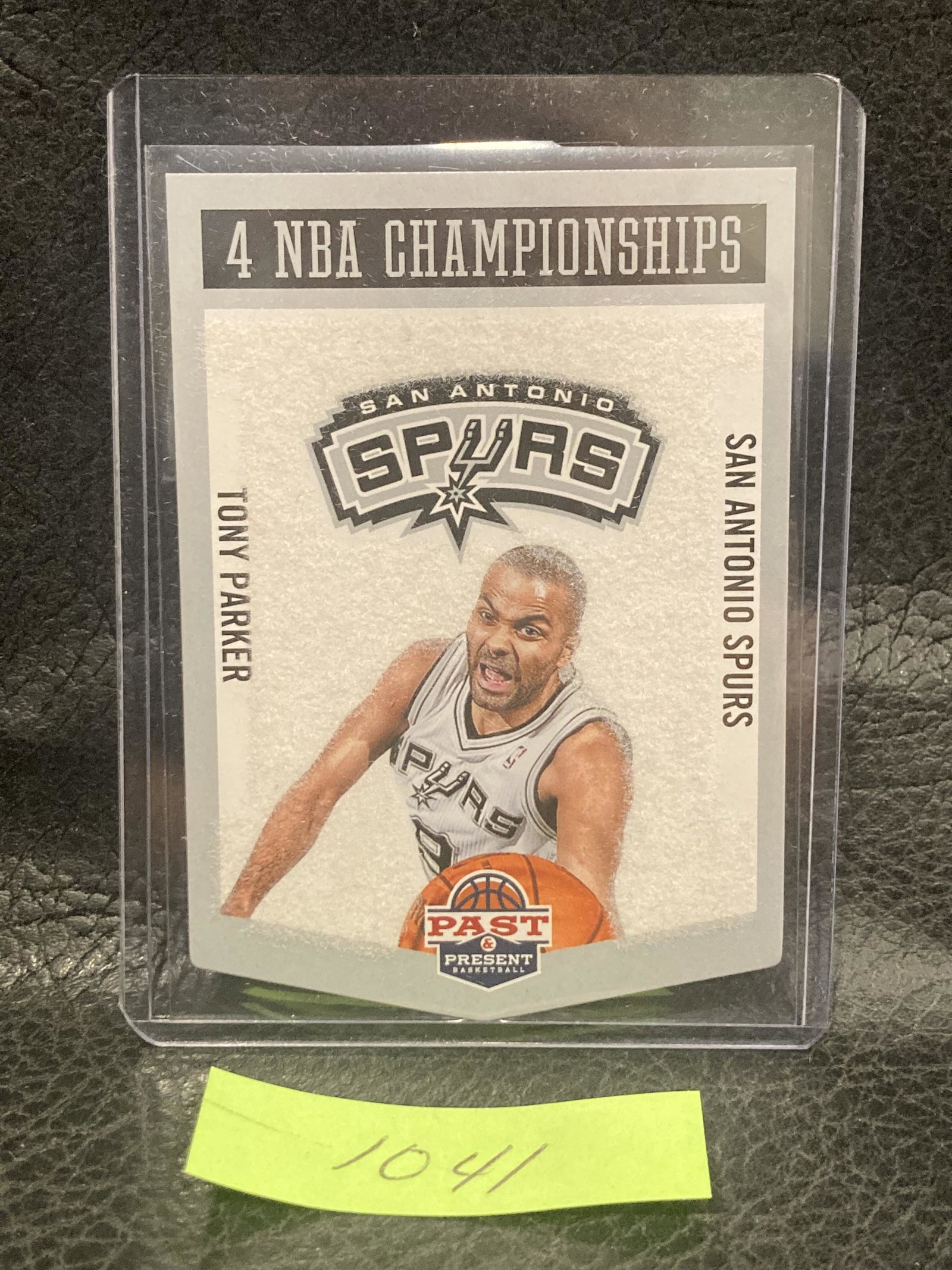 Tony Parker 2012-13 Panini Past And Present Championship Banners #16 Spurs: Tony Parker 2012-13 Panini Past And Present Championship Banners #16 Spurs