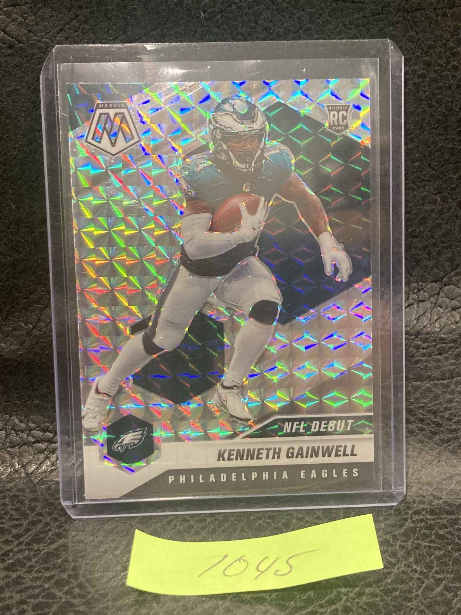 Kenneth Gainwell 2021 Panini Mosaic Nfl Debut Silver Mosaic Rookie Football Card: Kenneth Gainwell 2021 Panini Mosaic Nfl Debut Silver Mosaic Rookie Football Card