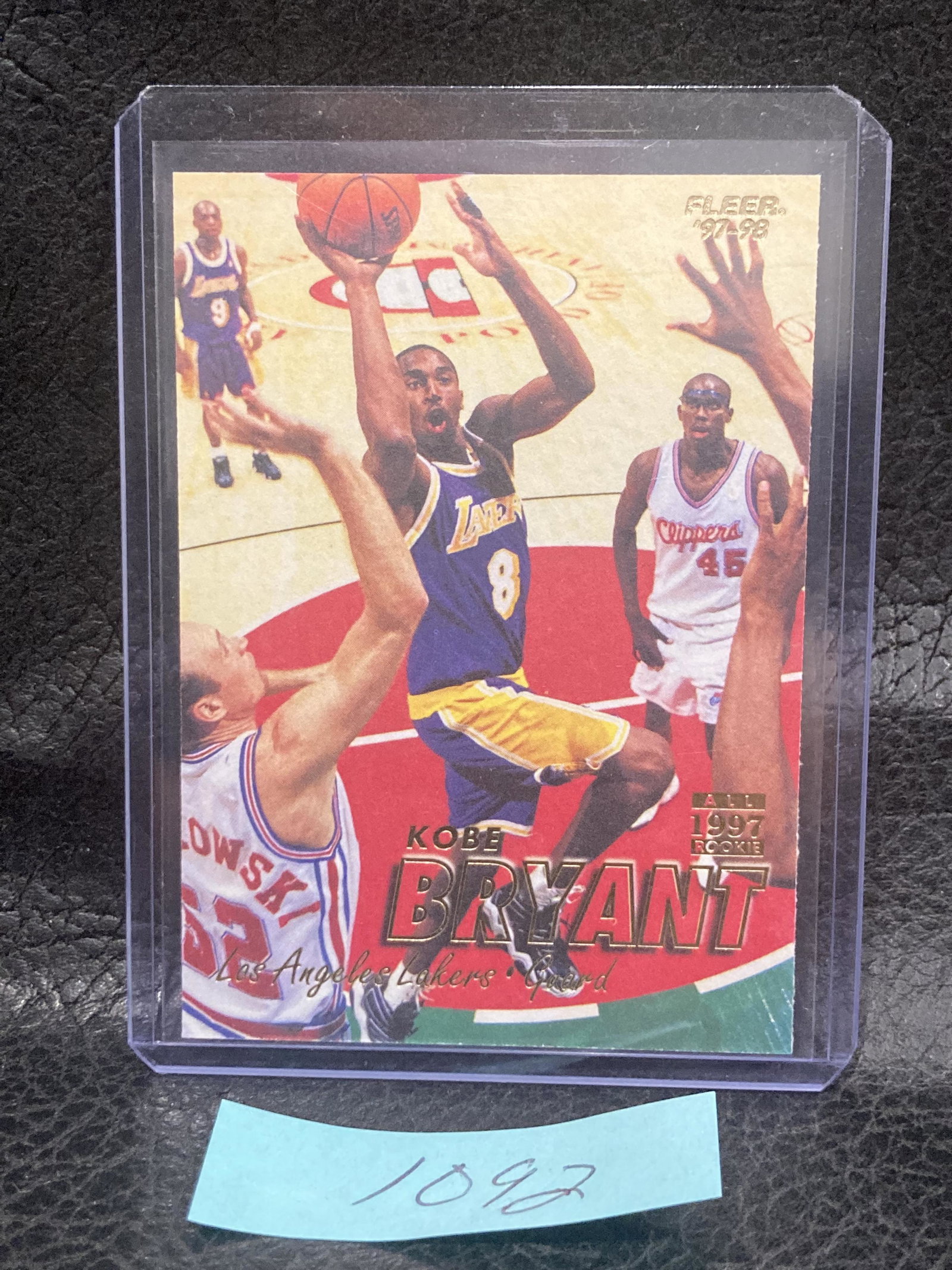 Kobe Bryant 1997 Fleer Nba Basketball Los Angeles Lakers All Rookie #50: Kobe Bryant 1997 Fleer Nba Basketball Los Angeles Lakers All Rookie #50