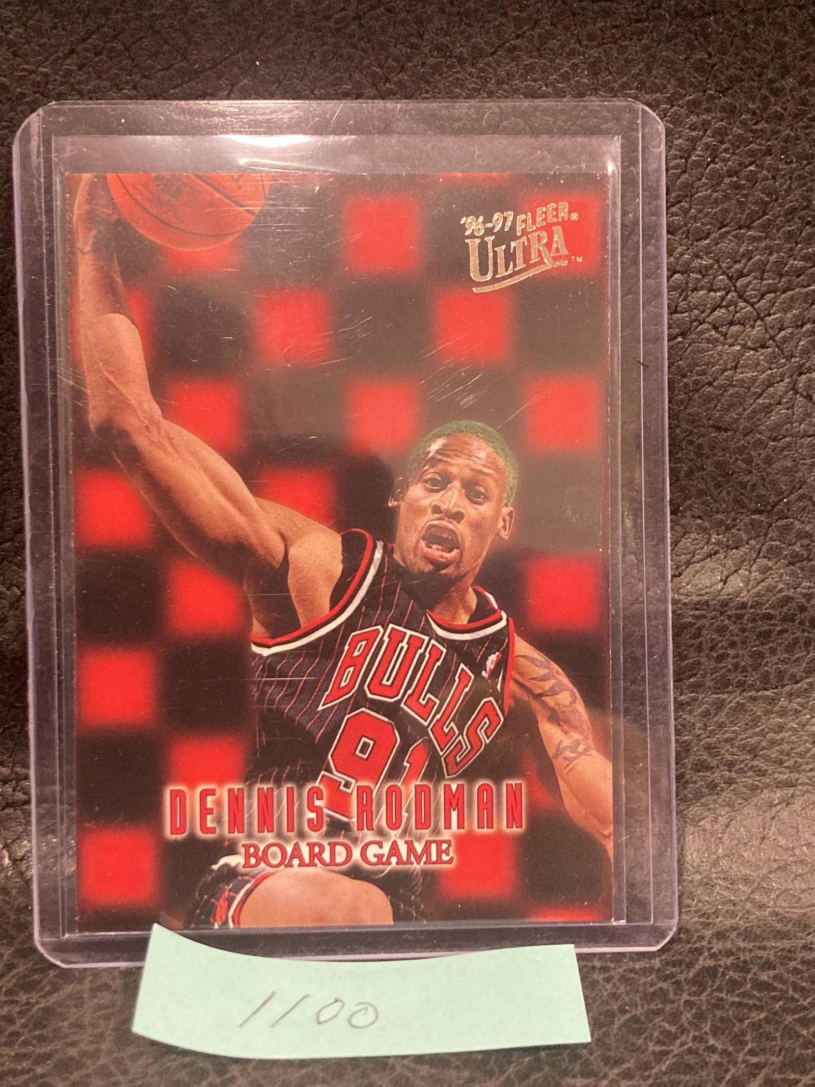 Dennis Rodman 1996-97 Fleer Ultra Board Game #17 Hof Bulls: Dennis Rodman 1996-97 Fleer Ultra Board Game #17 Hof Bulls