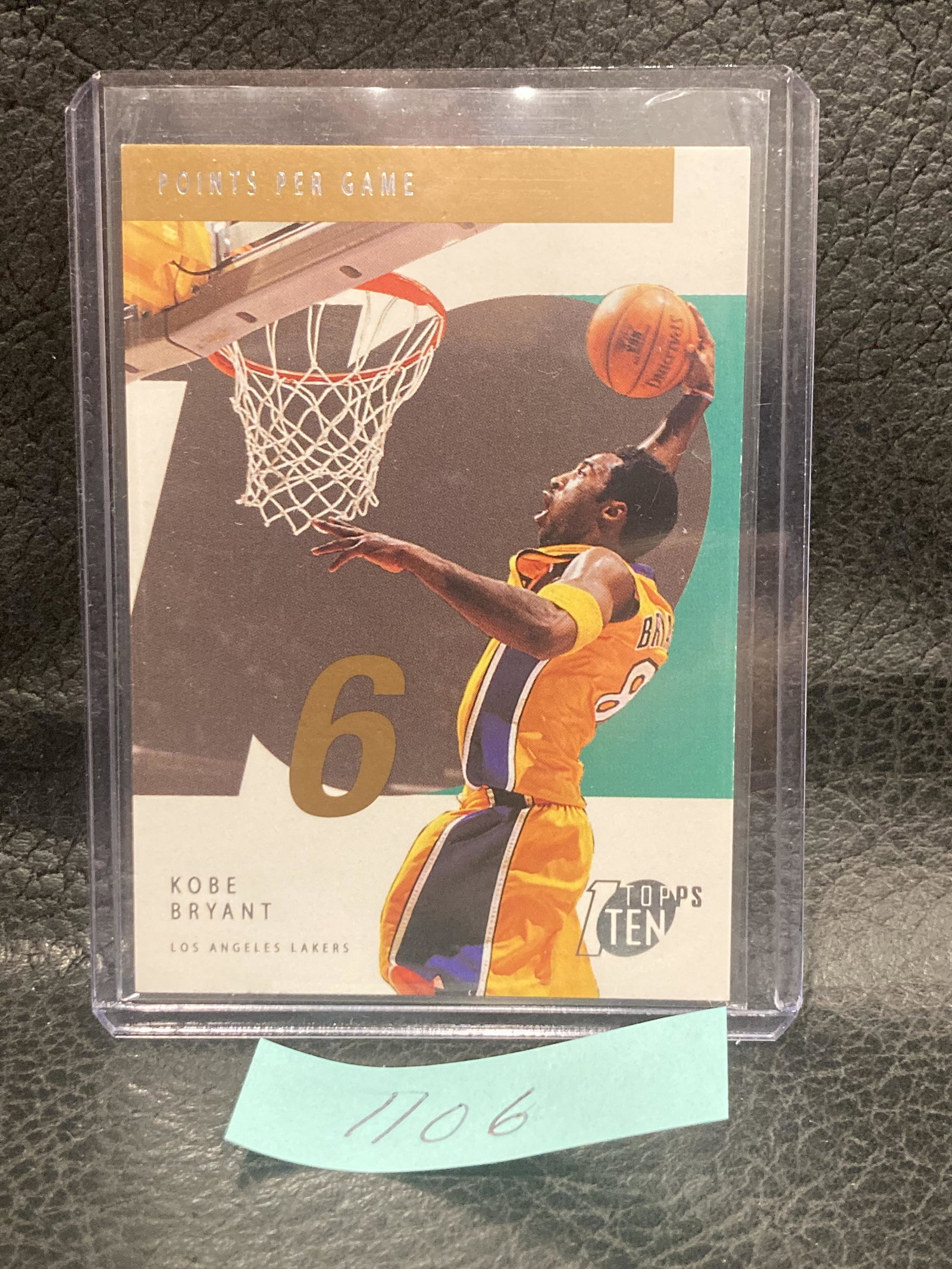 Kobe Bryant 2002-03 Topps Ten Points Per Game #6 Los Angeles Lakers: Kobe Bryant 2002-03 Topps Ten Points Per Game #6 Los Angeles Lakers