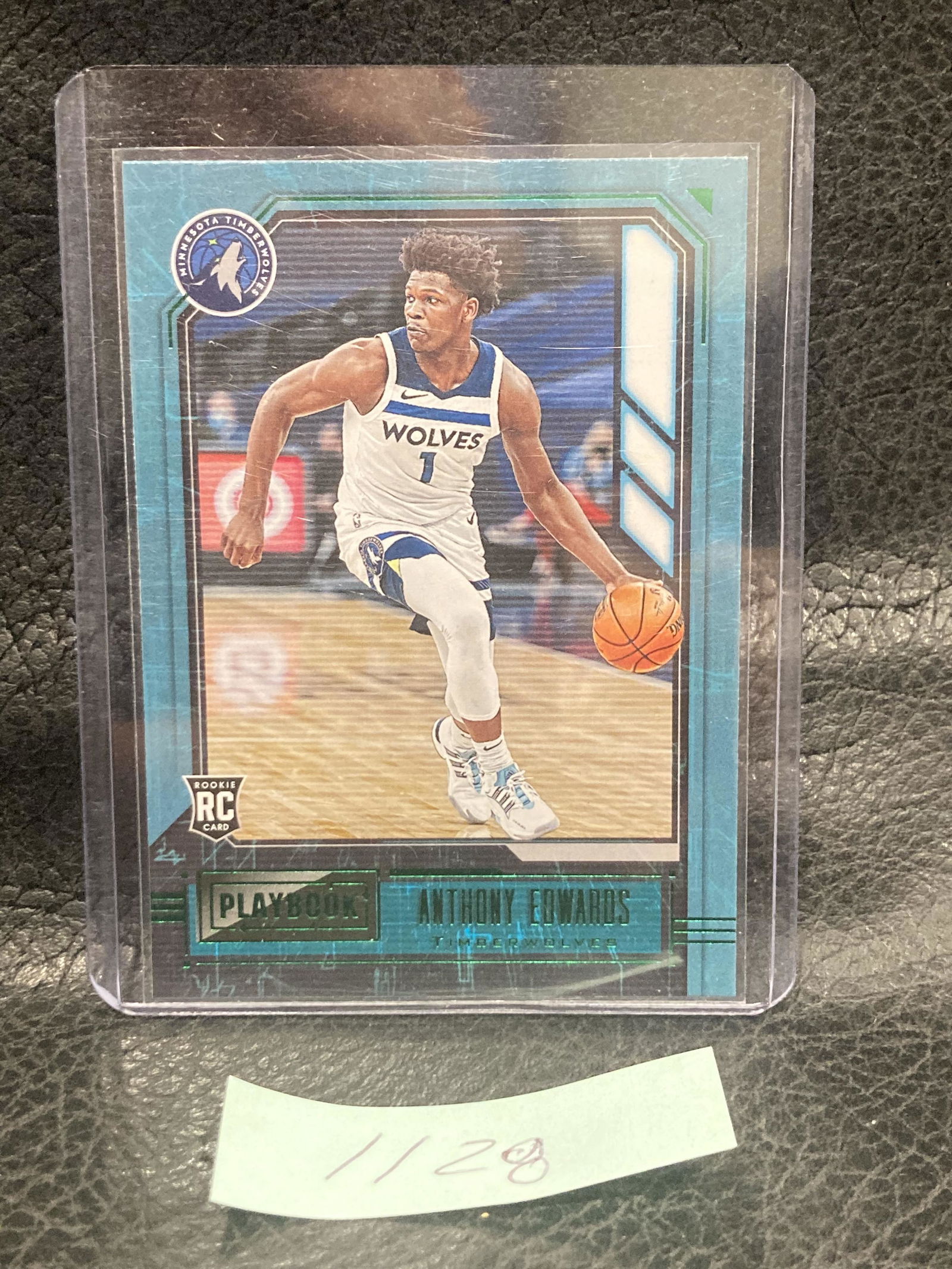 Anthony Edwards 2020-21 Chronicles Rookie Playbook Green Foil Timberwolves Rc: Anthony Edwards 2020-21 Chronicles Rookie Playbook Green Foil Timberwolves Rc