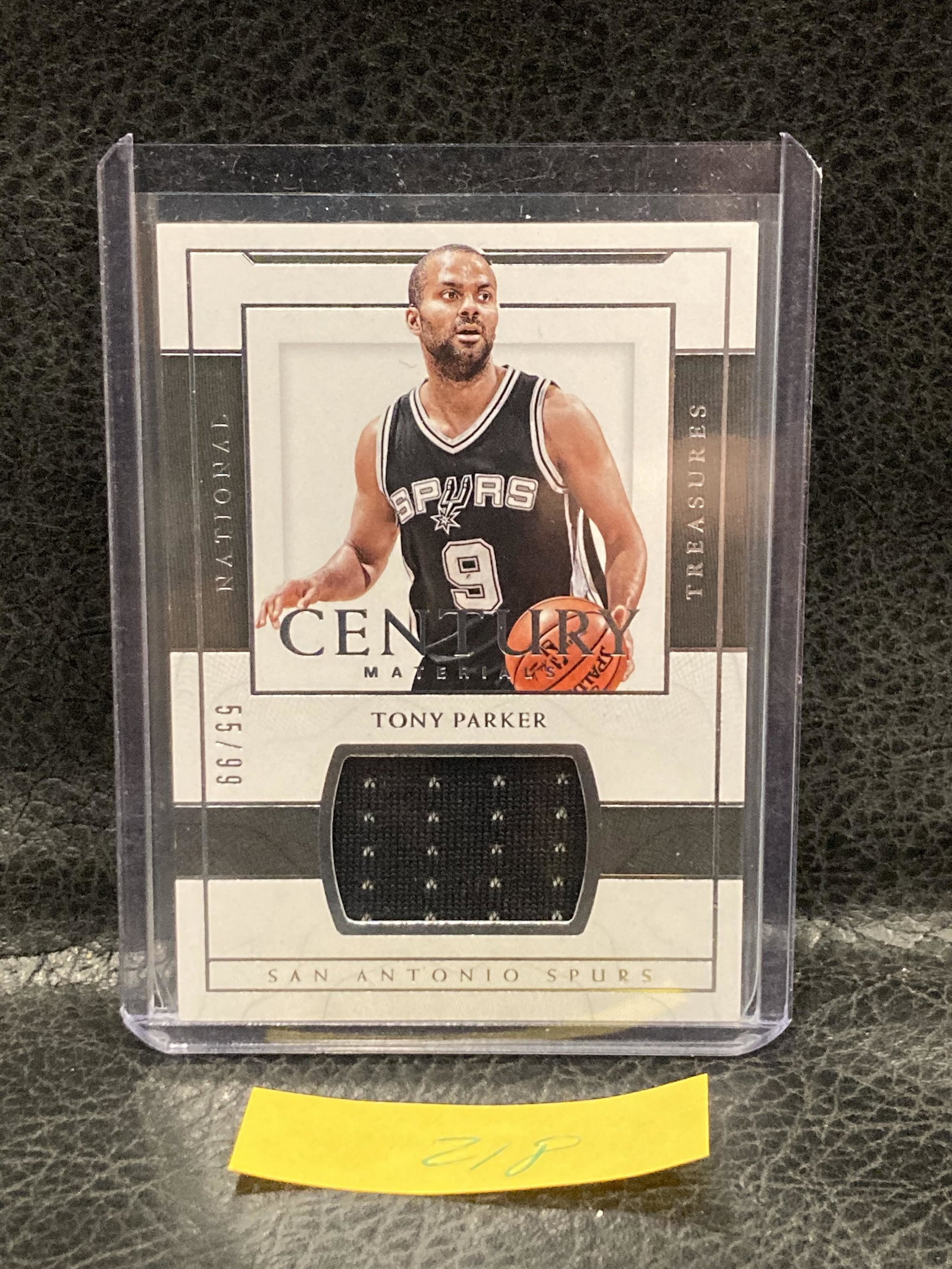 Tony Parker 2016-17 Panini National Treasures Century Materials /99 Spurs: Tony Parker 2016-17 Panini National Treasures Century Materials /99 Spurs