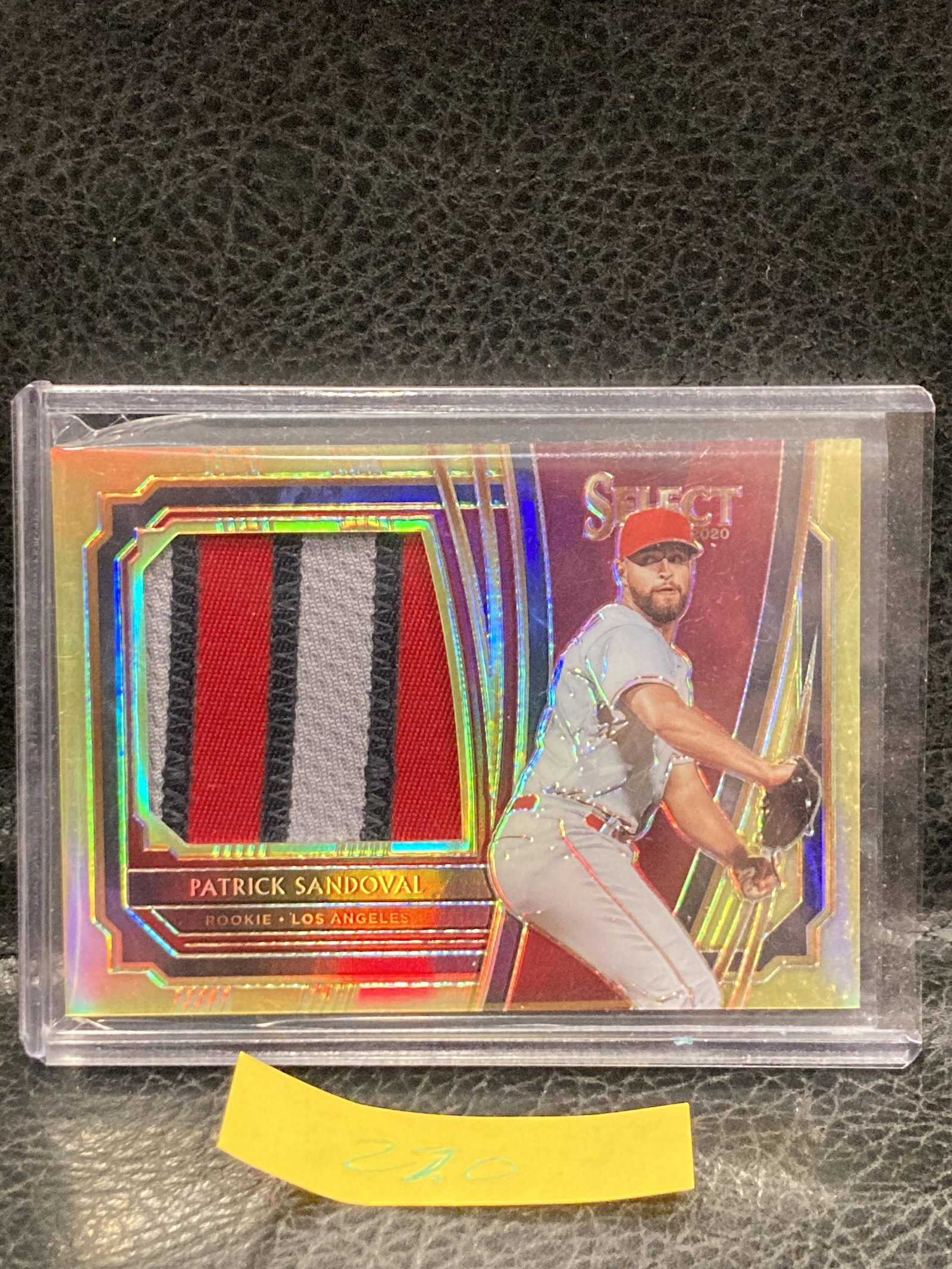 Patrick Sandoval Angels 2020 Panini Select Baseball Jumbo Patch /10 3 Color Rjs-Ps: Patrick Sandoval Angels 2020 Panini Select Baseball Jumbo Patch /10 3 Color Rjs-Ps