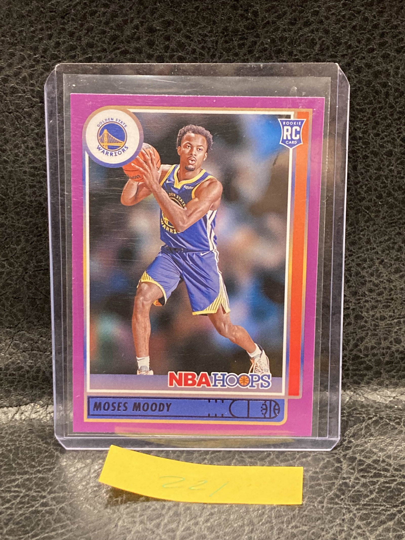 Moses Moody 2021 Panini Hoops #229 Purple Warriors: Moses Moody 2021 Panini Hoops #229 Purple Warriors