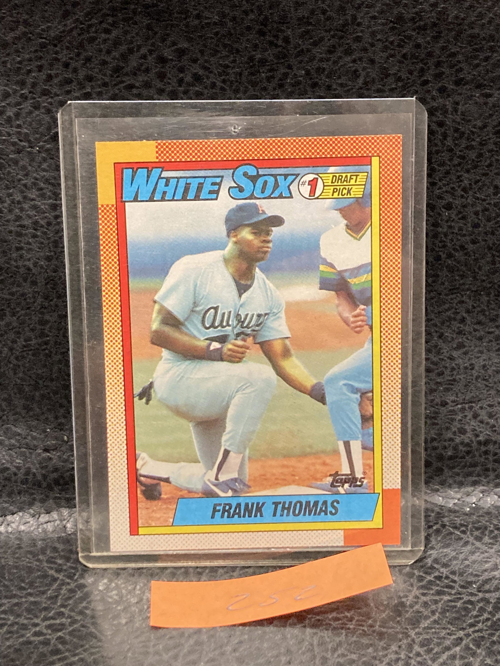 Frank Thomas 1990 Topps #1 Draft Pick Rookie Card Rc Auburn White Sox Hof: Frank Thomas 1990 Topps #1 Draft Pick Rookie Card Rc Auburn White Sox Hof