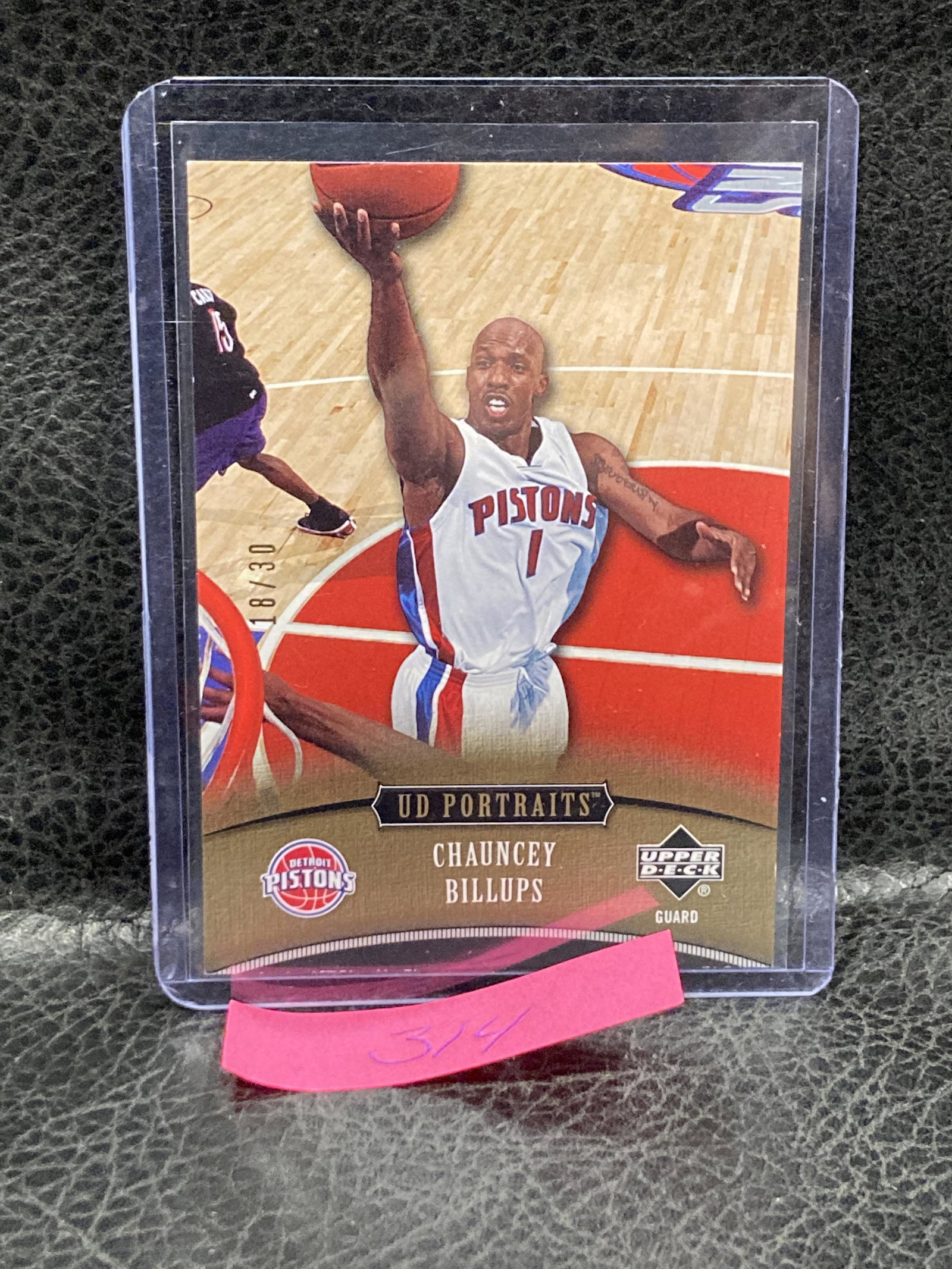 Chauncey Billups 2005-06 Ud Portraits /30 #24 Pistons: Chauncey Billups 2005-06 Ud Portraits /30 #24 Pistons