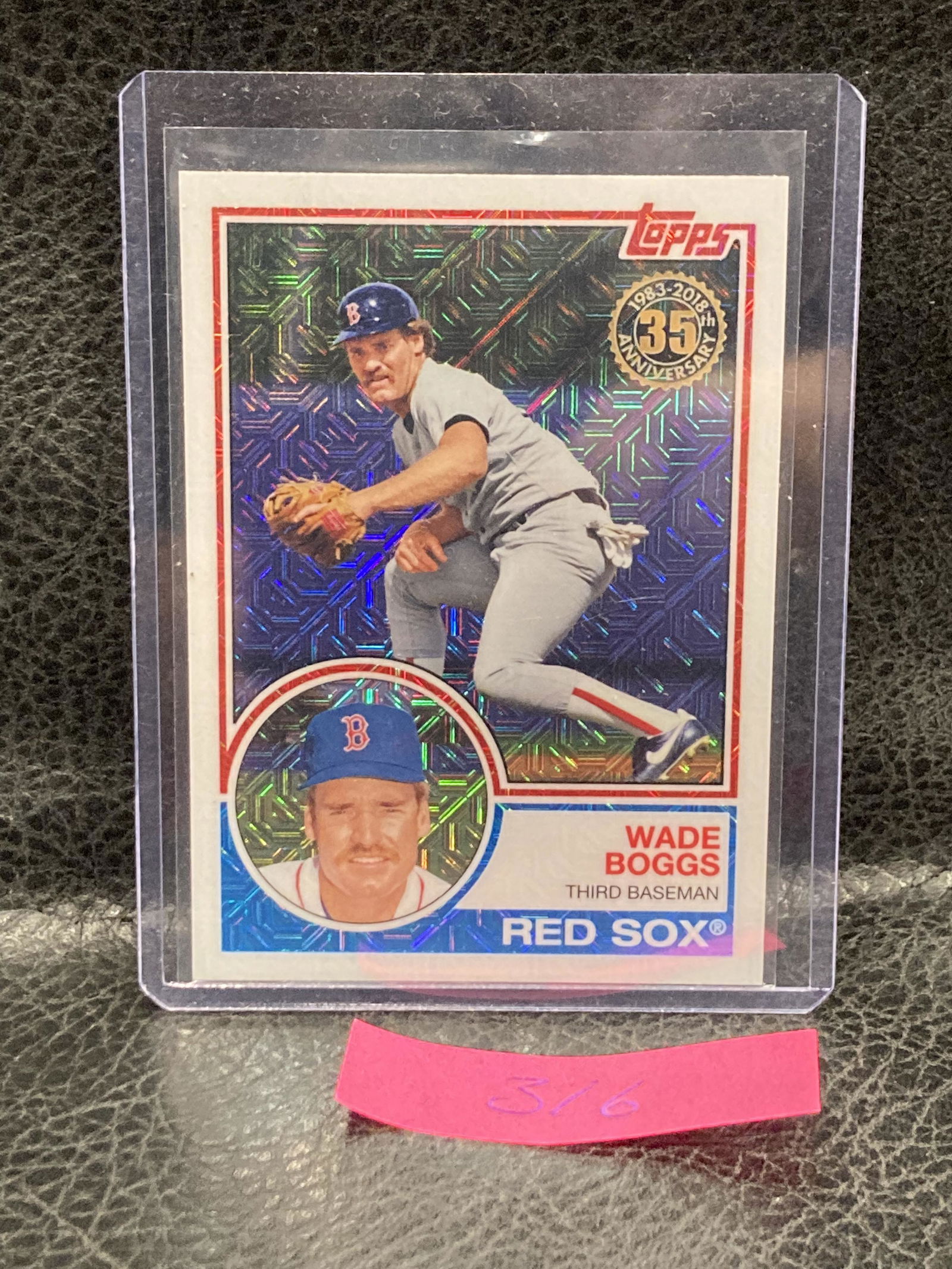 Wade Boggs 2018 Topps Silver Pack 1983 Mojo 35th Red Sox: Wade Boggs 2018 Topps Silver Pack 1983 Mojo 35th Red Sox