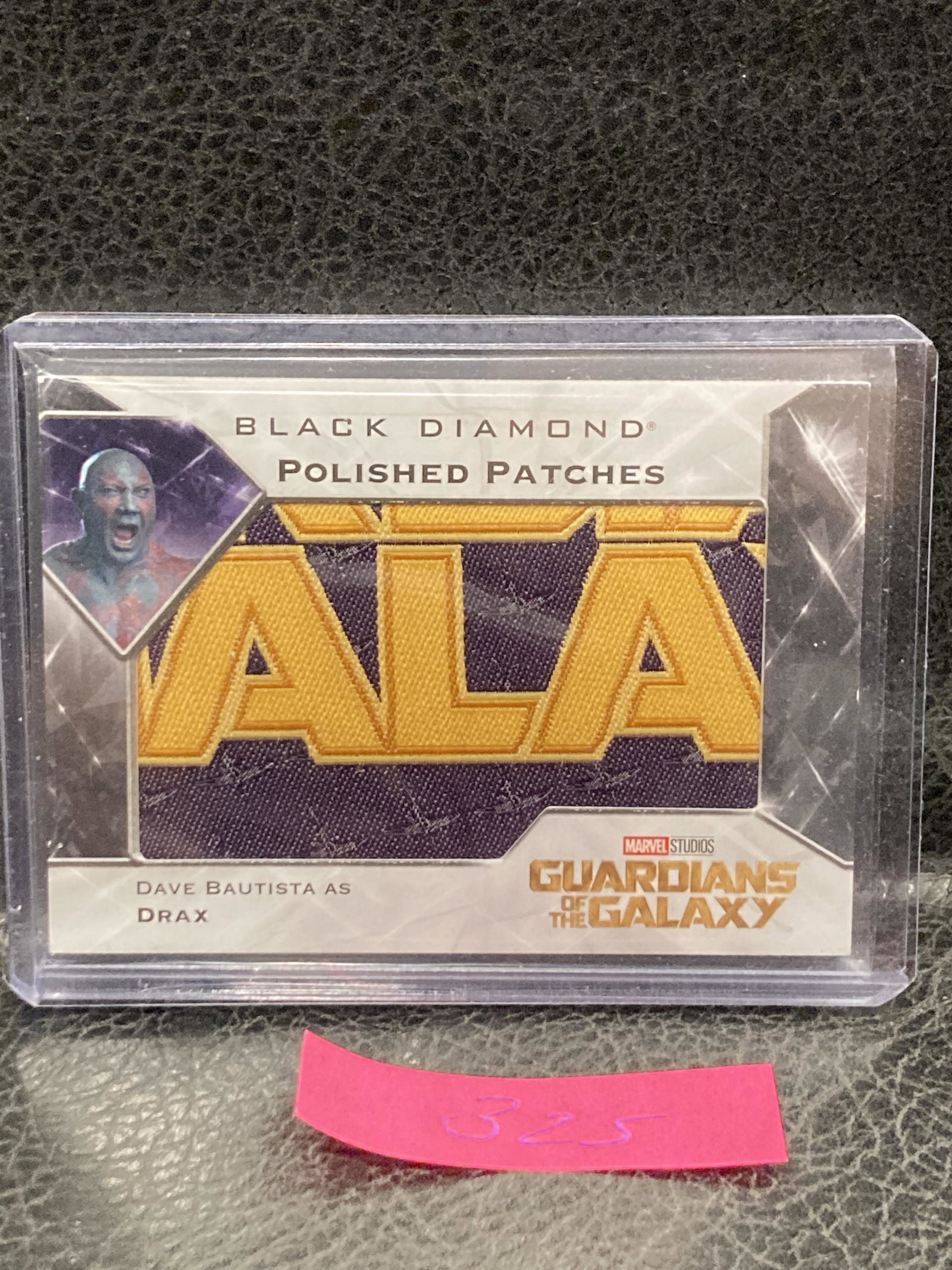 Dave Bautista As Drax 2021 Marvel Black Diamond Polished Patches Guardians Of The Galaxy: Dave Bautista As Drax 2021 Marvel Black Diamond Polished Patches Guardians Of The Galaxy