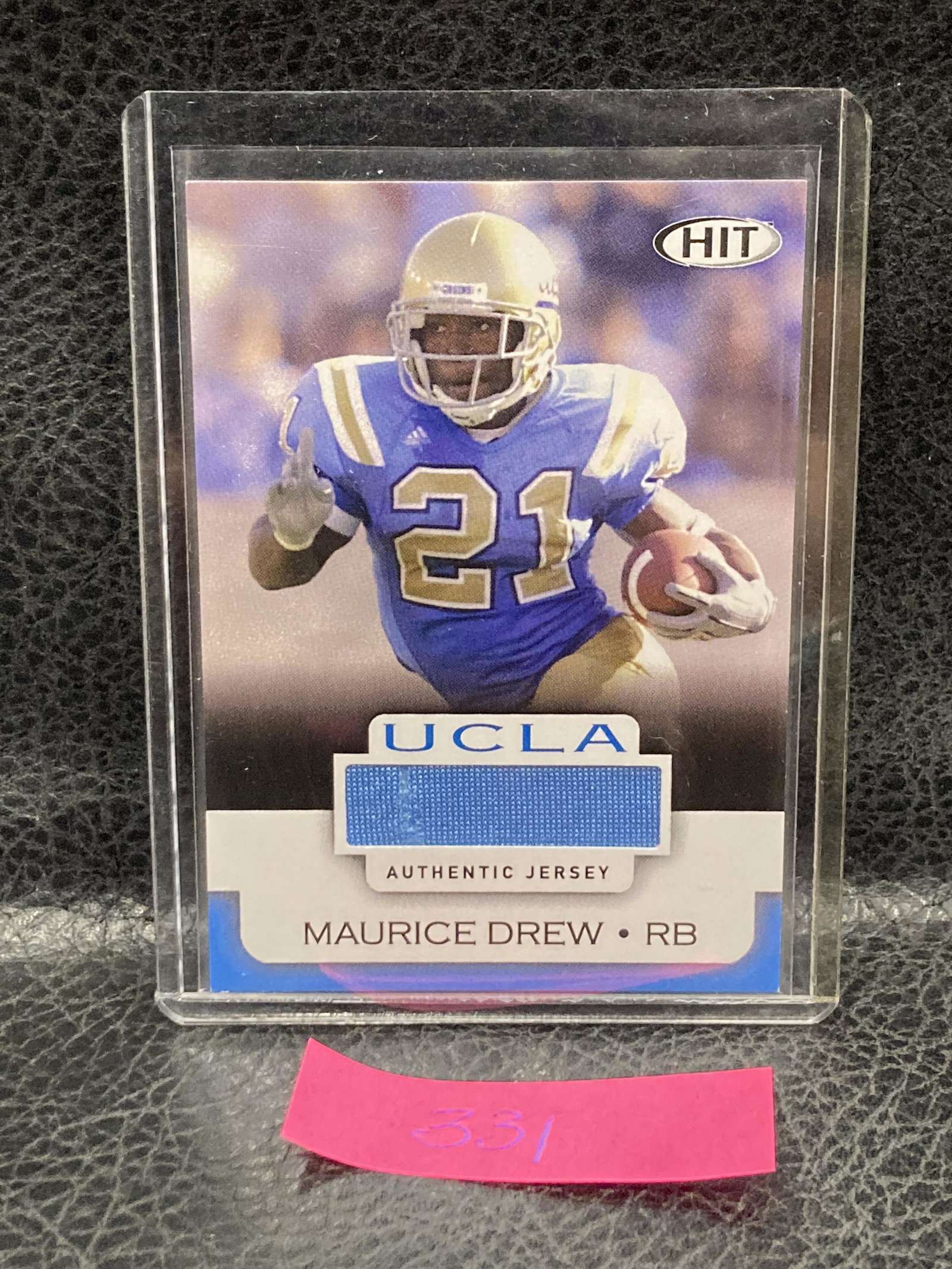 Maurice Jones-Drew 2006 Sage Hit College Game Worn Jersey Card Ucla: Maurice Jones-Drew 2006 Sage Hit College Game Worn Jersey Card Ucla