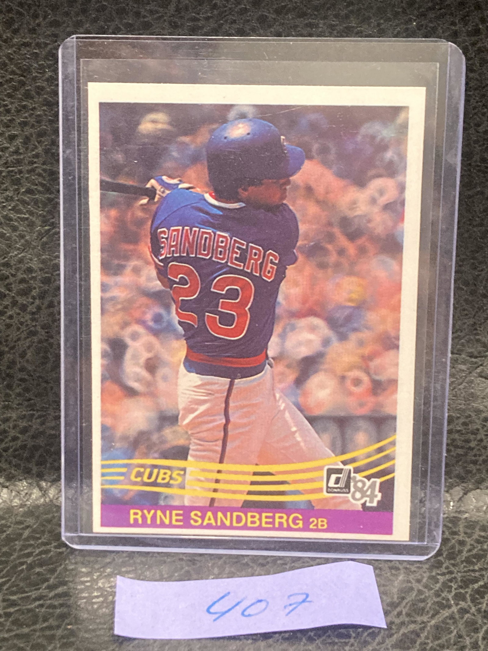 Ryne Sandberg 1984 Donruss Chicago Cubs #311: Ryne Sandberg 1984 Donruss Chicago Cubs #311