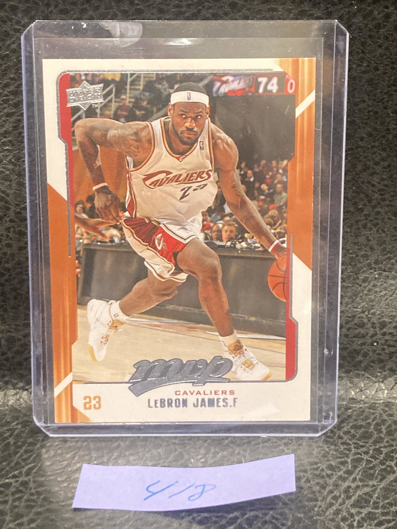 Lebron James 2008-09 Upper Deck Mvp #28 Cavaliers: Lebron James 2008-09 Upper Deck Mvp #28 Cavaliers