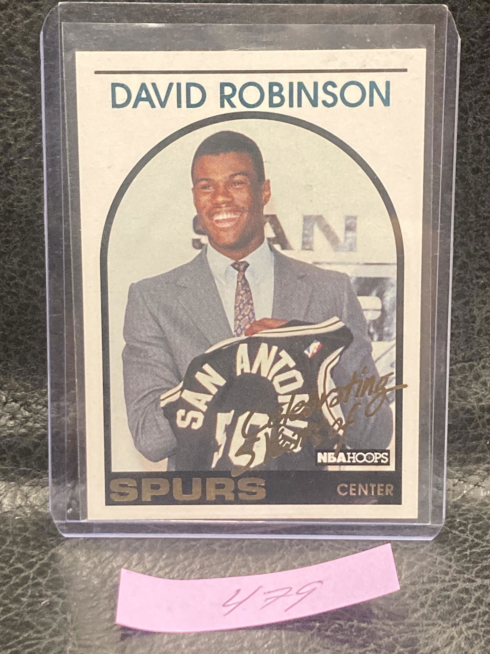 David Robinson 1993-94 Hoops Commemorative Card #DR1: David Robinson 1993-94 Hoops Commemorative Card #DR1