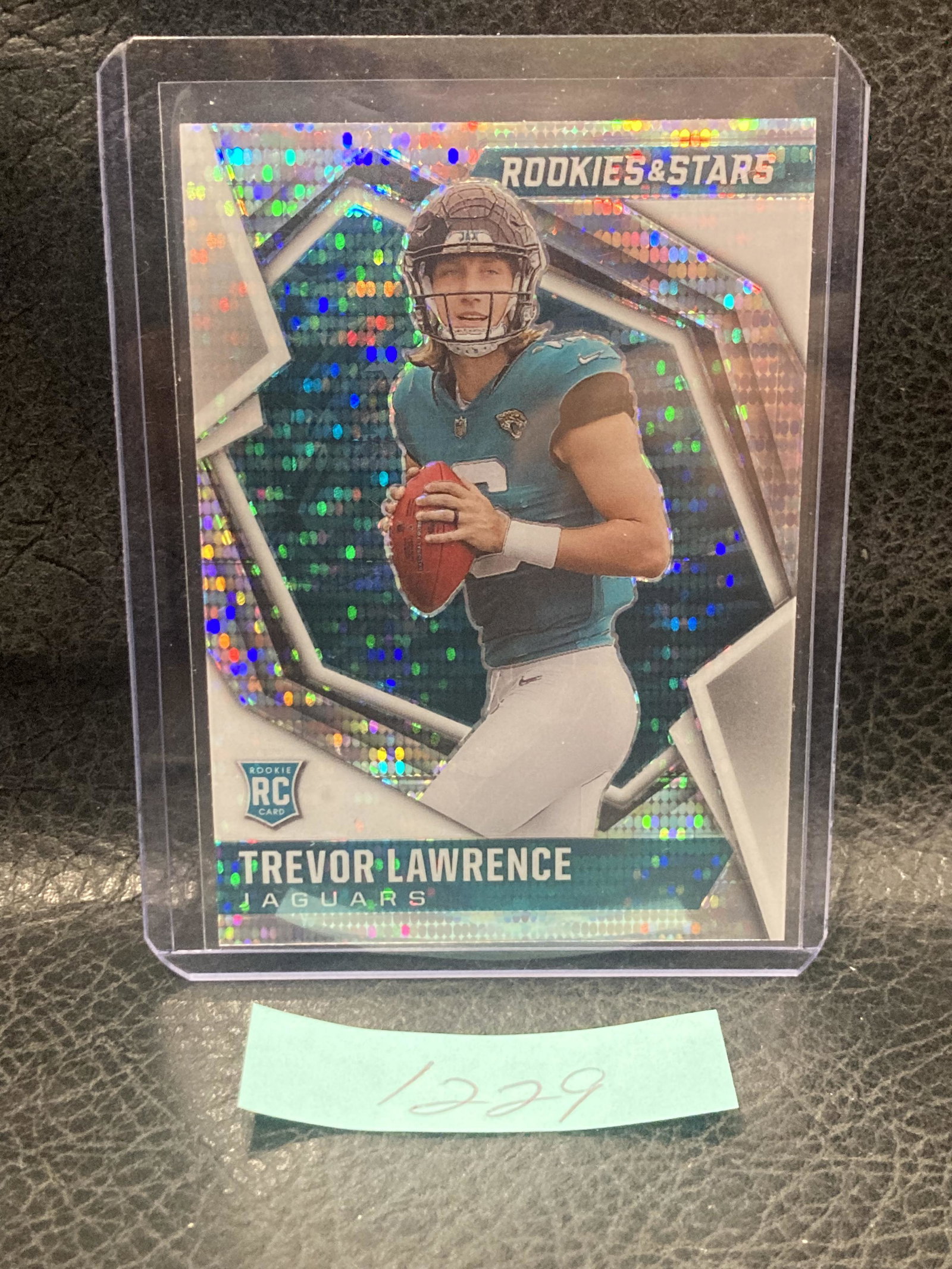 Trevor Lawrence2021 Panini Rookies & Stars Silver Pulsar Prizm Rc Rookie Jaguars: Trevor Lawrence2021 Panini Rookies & Stars Silver Pulsar Prizm Rc Rookie Jaguars