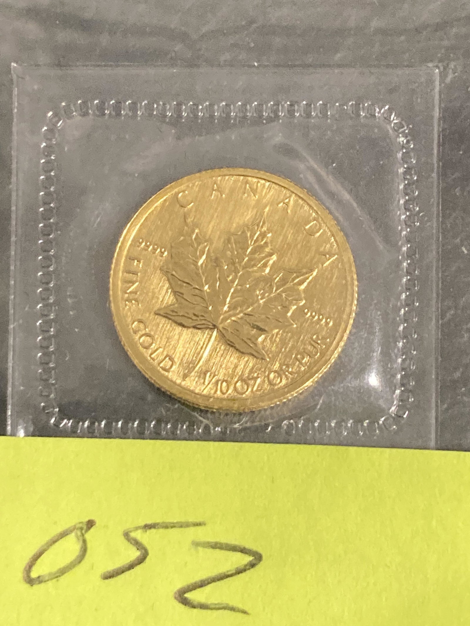 2009 Canadian Gold Maple Leaf 1/10oz .9999 $5 Brilliant Uncirculated: 2009 Canadian Gold Maple Leaf 1/10oz .9999 $5 Brilliant Uncirculated