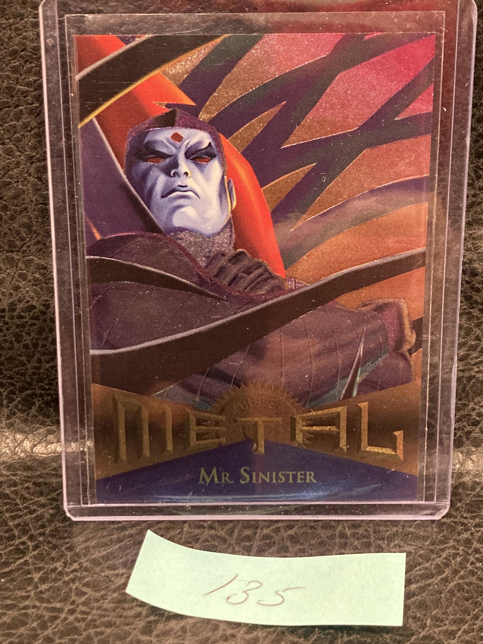 1995 Marvel Metal Fleer Mr Sinister #106 Fighting Power Grid: 1995 Marvel Metal Fleer Mr Sinister #106 Fighting Power Grid
