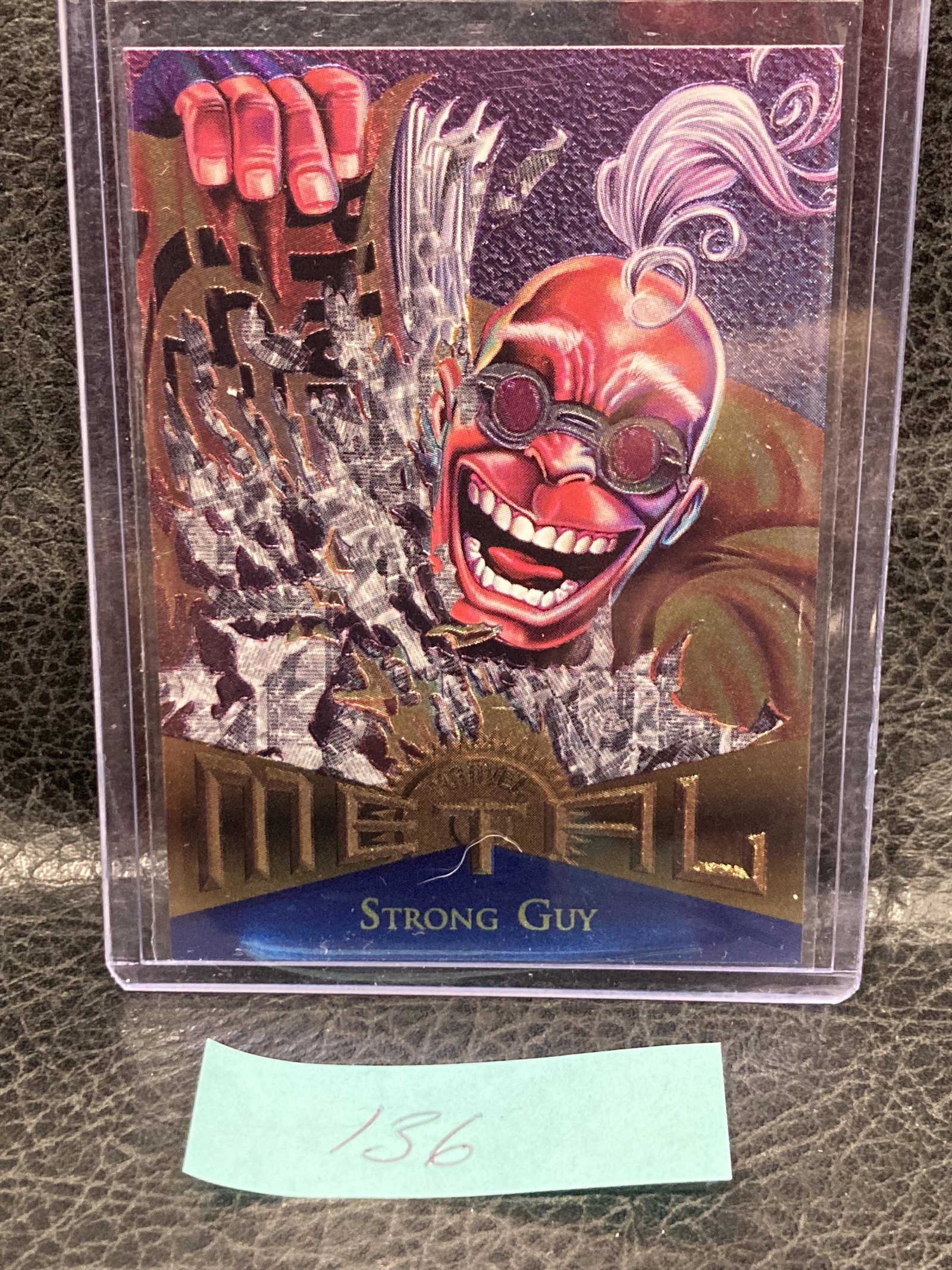 1995 Marvel Metal Fleer Strong Guy #120 Fighting Power Grid: 1995 Marvel Metal Fleer Strong Guy #120 Fighting Power Grid