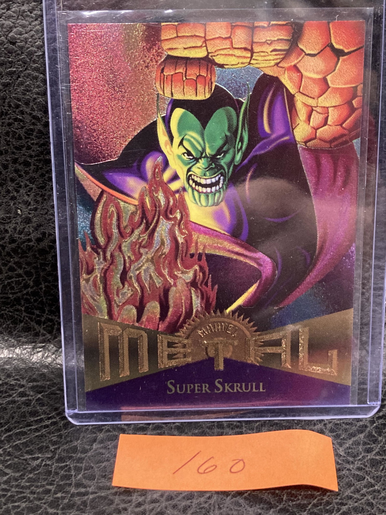 1995 Marvel Metal Fleer Supper Skull #41 Fighting Power Grid: 1995 Marvel Metal Fleer Supper Skull #41 Fighting Power Grid