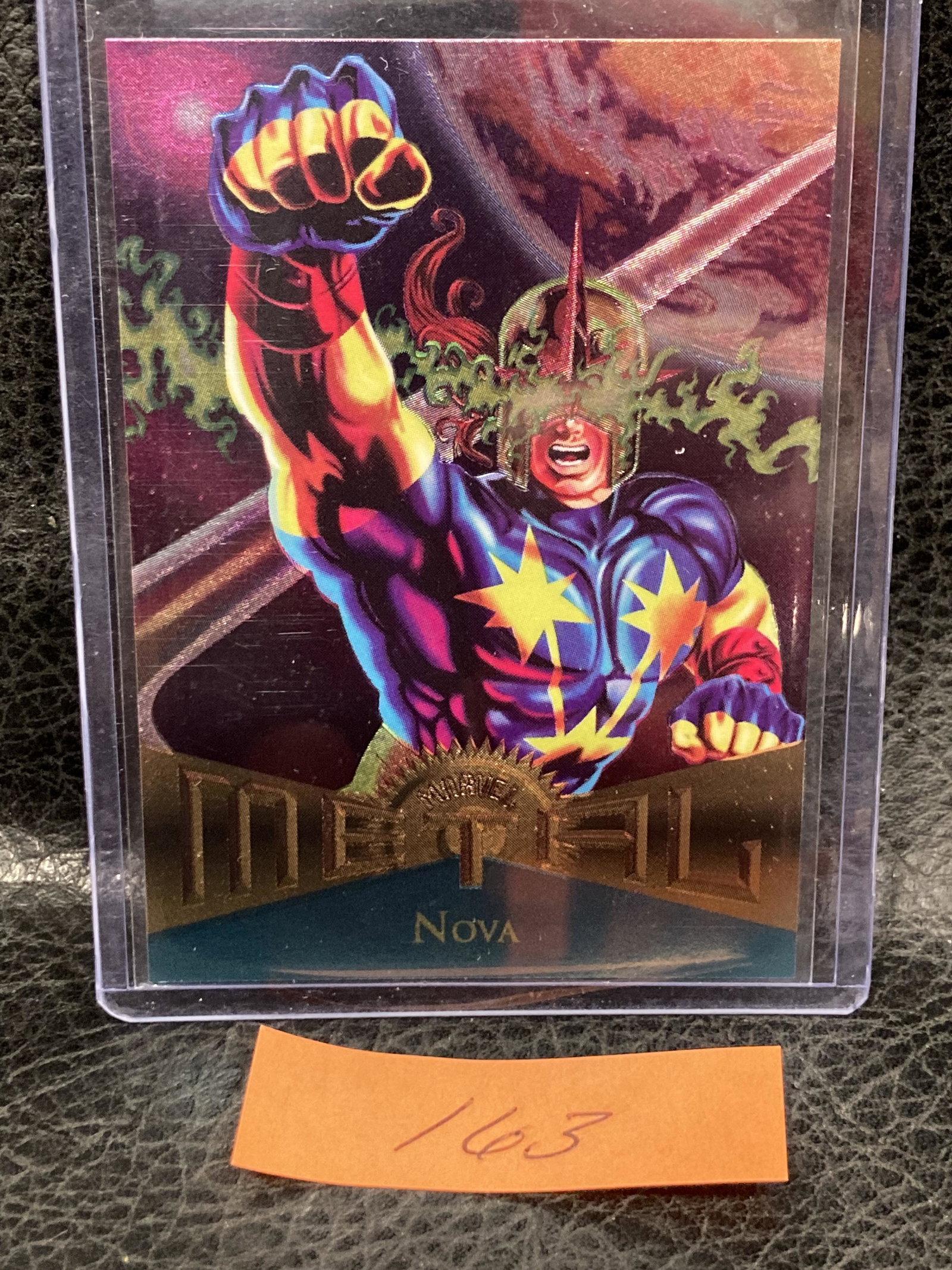 1995 Marvel Metal Fleer Nova #67 Fighting Power Grid: 1995 Marvel Metal Fleer Nova #67 Fighting Power Grid
