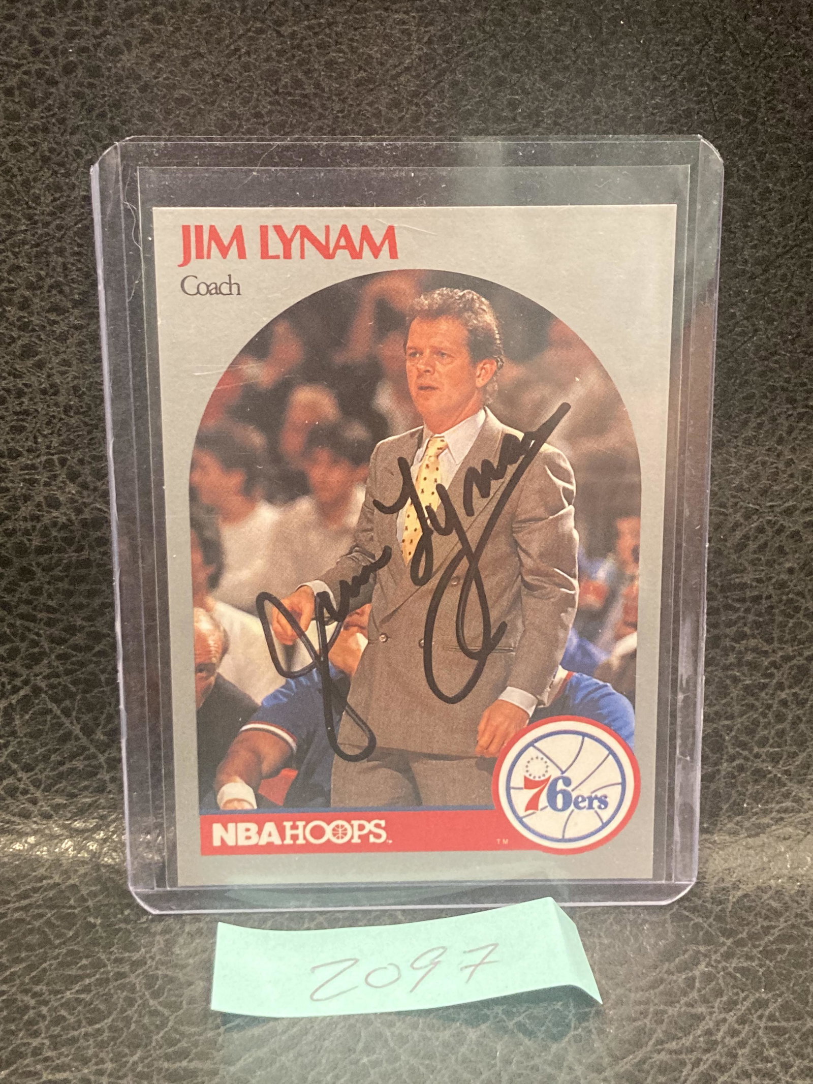 Jim Lynam 1990-91 Nba Hoops Basketball Card # 324 Signed Auto No Coa Coach 76ers: Jim Lynam 1990-91 Nba Hoops Basketball Card # 324 Signed Auto No Coa Coach 76ers