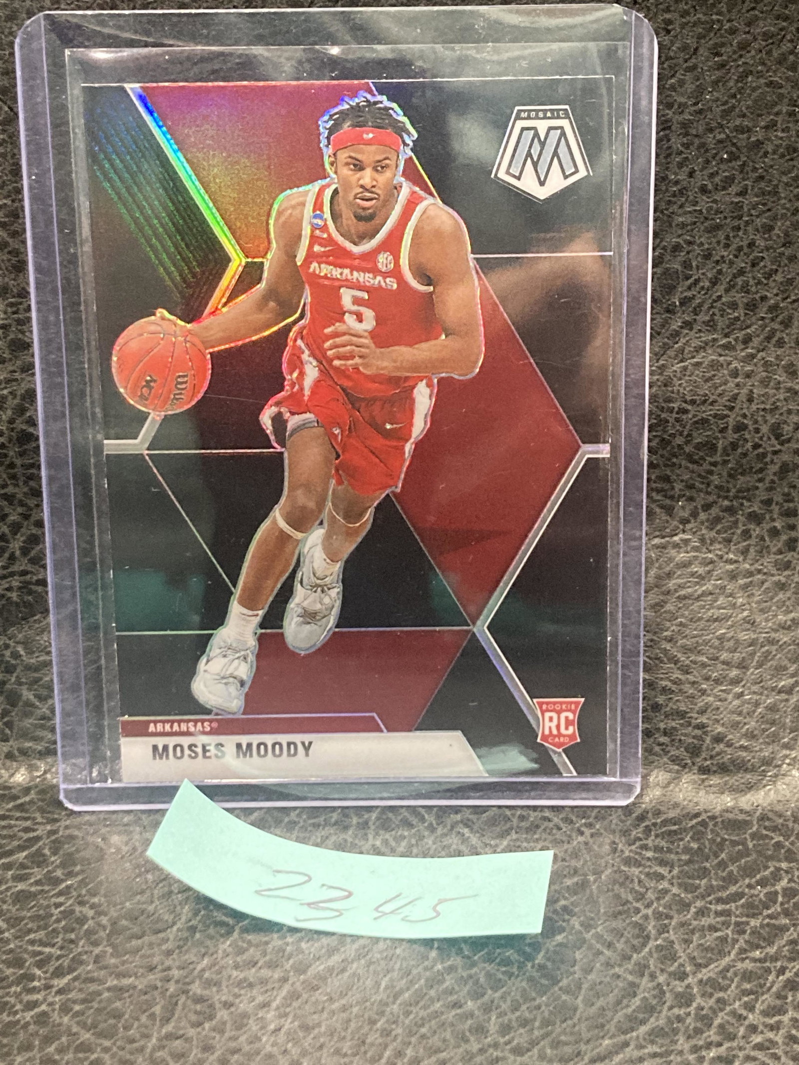 Moses Moody 2021-22 Chronicles Mosaic Dp Silver Black Prizm Rookie Card Rc Ssp: Moses Moody 2021-22 Chronicles Mosaic Dp Silver Black Prizm Rookie Card Rc Ssp