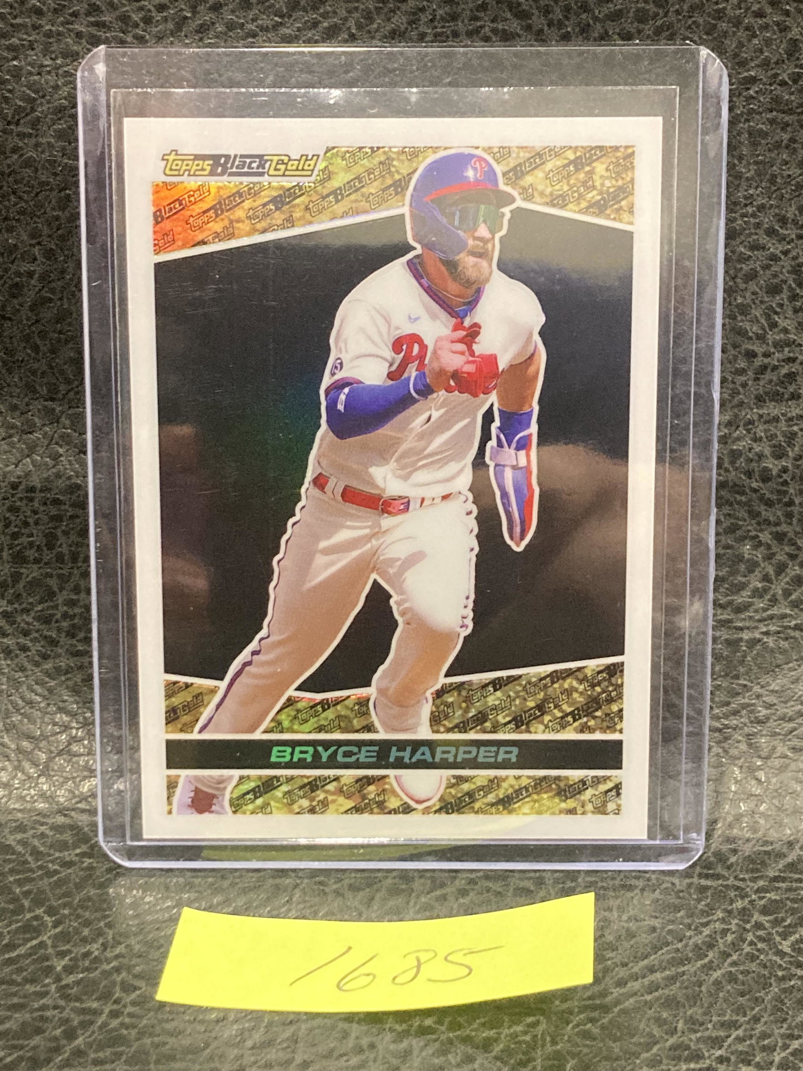 Bryce Harper 2021 Topps Update Topps Black Gold Insert #BG-6 Phillies: Bryce Harper 2021 Topps Update Topps Black Gold Insert #BG-6 Phillies