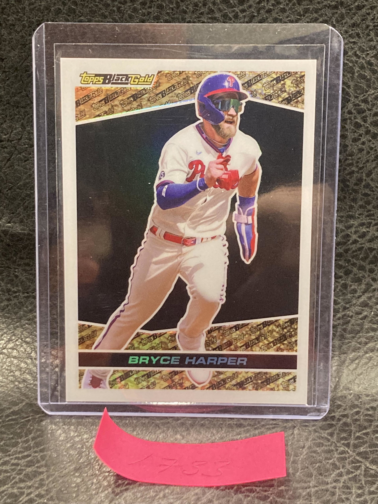 Bryce Harper 2021 Topps Update Topps Black Gold Insert #BG-6 Phillies: Bryce Harper 2021 Topps Update Topps Black Gold Insert #BG-6 Phillies