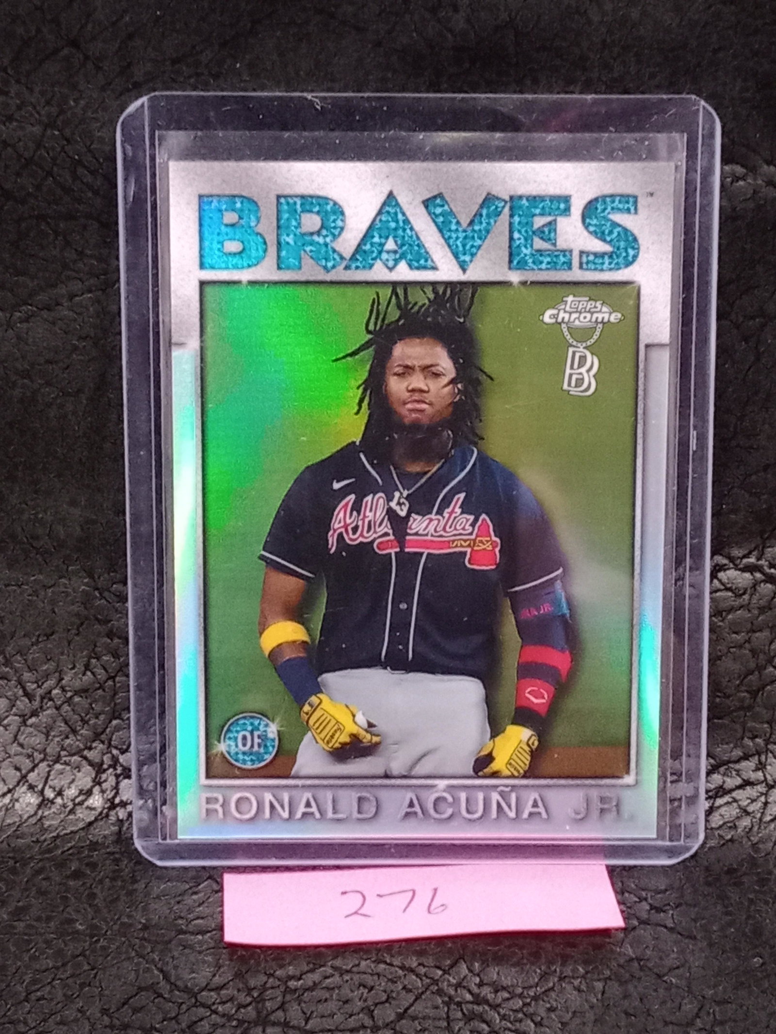 Acuna Jr Acuna 2021 Chrome Ben Baller Edition 1986 Topps Baseball Ronald #86TB-3: Acuna Jr Acuna 2021 Chrome Ben Baller Edition 1986 Topps Baseball Ronald #86TB-3