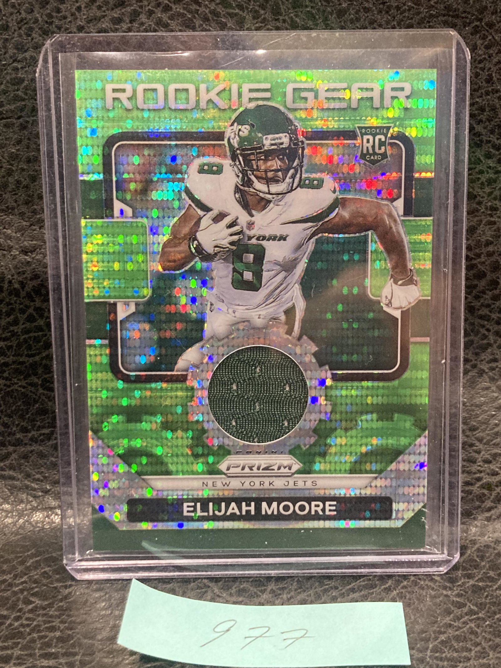 Elijah Moore Panini Prizm Rookie Gear Neon Green Pulsar Rc Jets: Elijah Moore Panini Prizm Rookie Gear Neon Green Pulsar Rc Jets