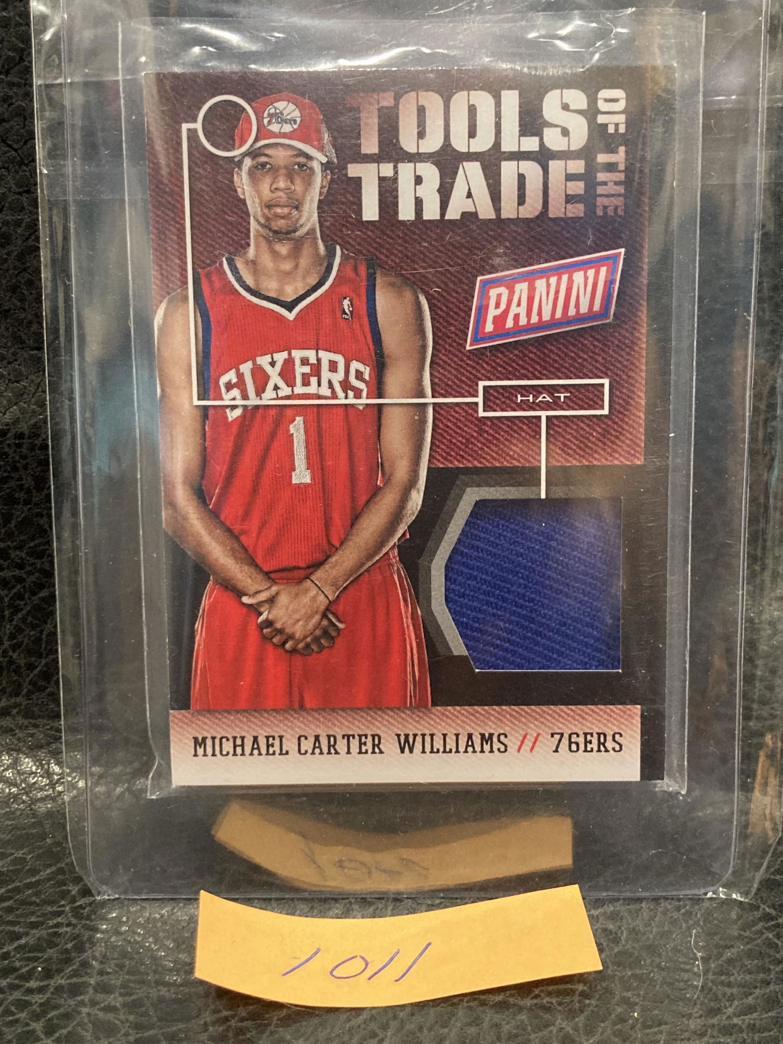Michael Carter Williams 2014 Panini National Convention Tools Of The Trade Hat 76ers: Michael Carter Williams 2014 Panini National Convention Tools Of The Trade Hat 76ers