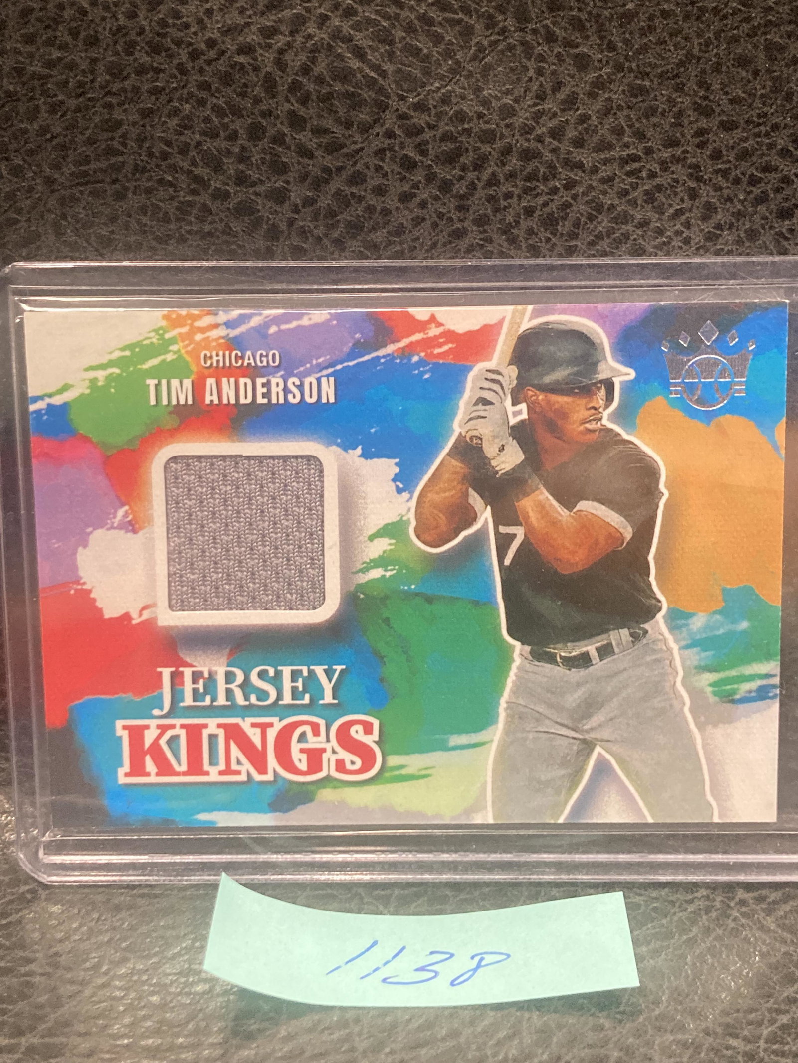 Tim Anderson 2022 Panini Diamond Kings Jersey Kings Relic- Jk-Ta- White Sox: Tim Anderson 2022 Panini Diamond Kings Jersey Kings Relic- Jk-Ta- White Sox