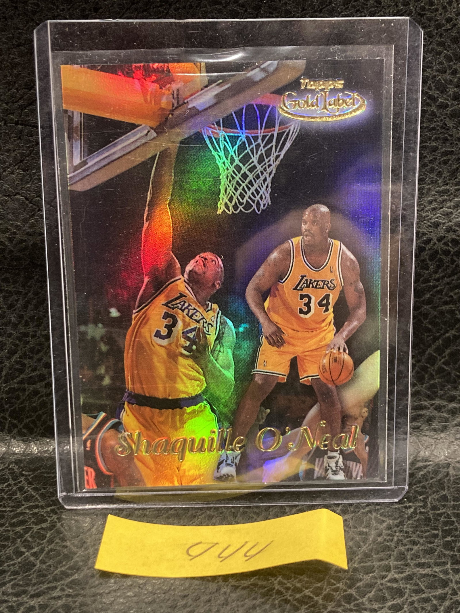 Shaquille Shaq Oneal 1998-1999 Topps Gold Label #GL2 Hof Lakers: Shaquille Shaq Oneal 1998-1999 Topps Gold Label #GL2 Hof Lakers