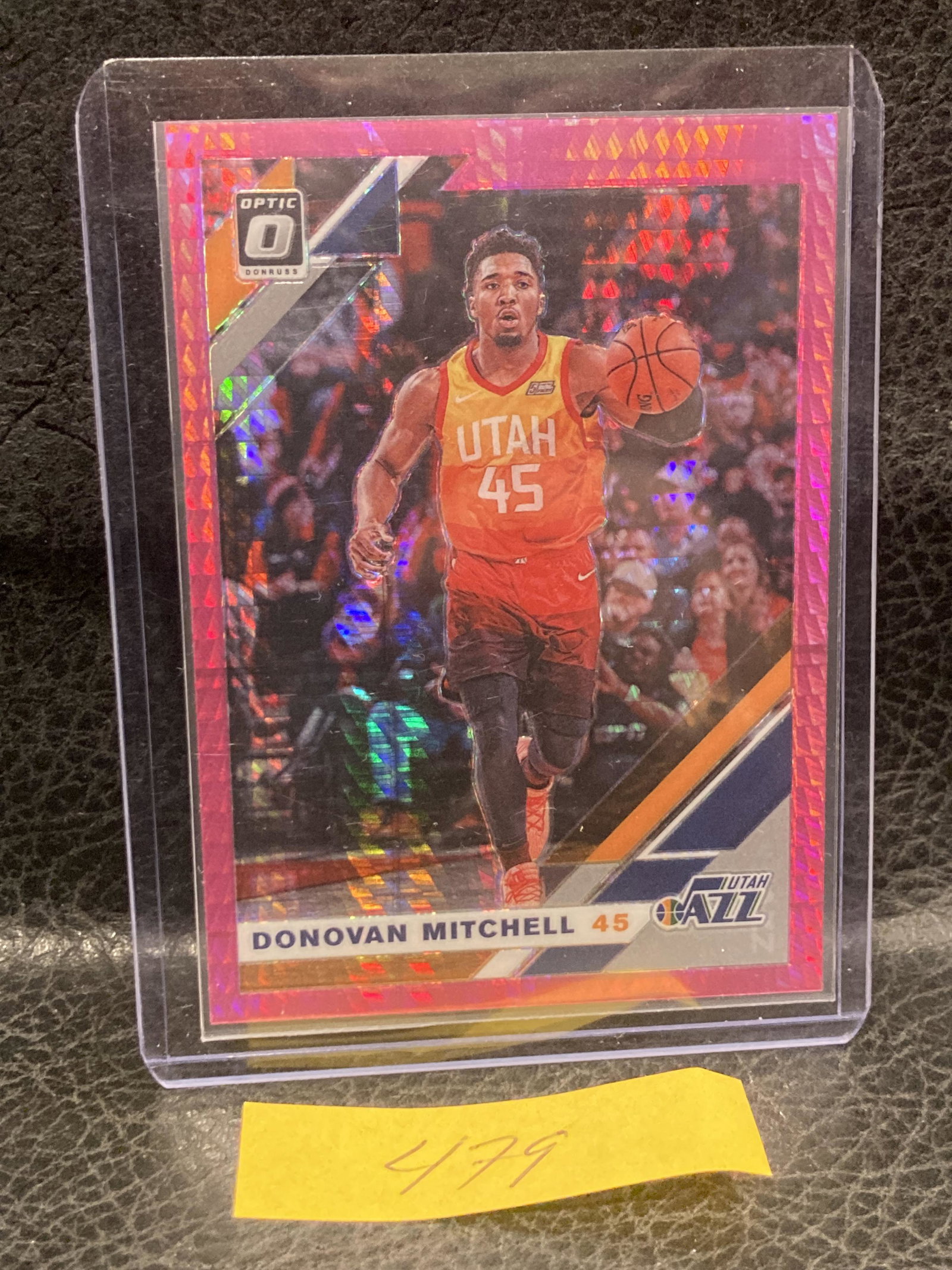 Donovan Mitchell Panini Donruss Optic 2019-2020 Pink Hyper #59 Jazz: Donovan Mitchell Panini Donruss Optic 2019-2020 Pink Hyper #59 Jazz