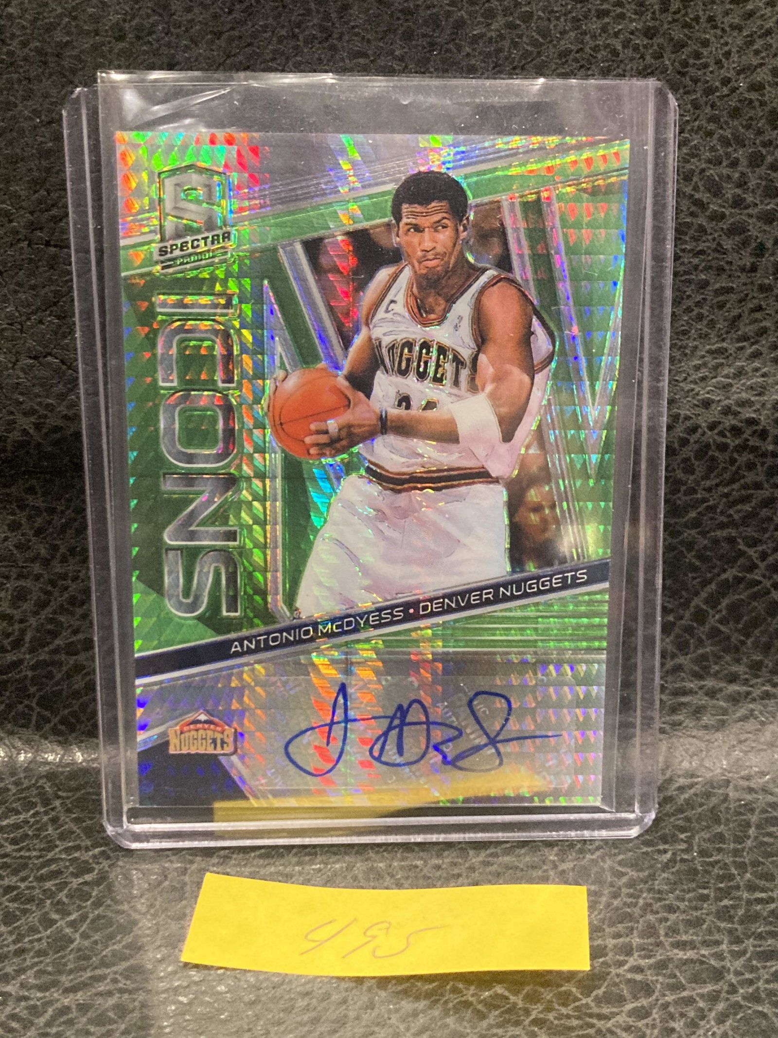 Antonio Mcdyess 2018/19 Spectra Icons Green Autograph Auto #/49 Nuggets: Antonio Mcdyess 2018/19 Spectra Icons Green Autograph Auto #/49 Nuggets