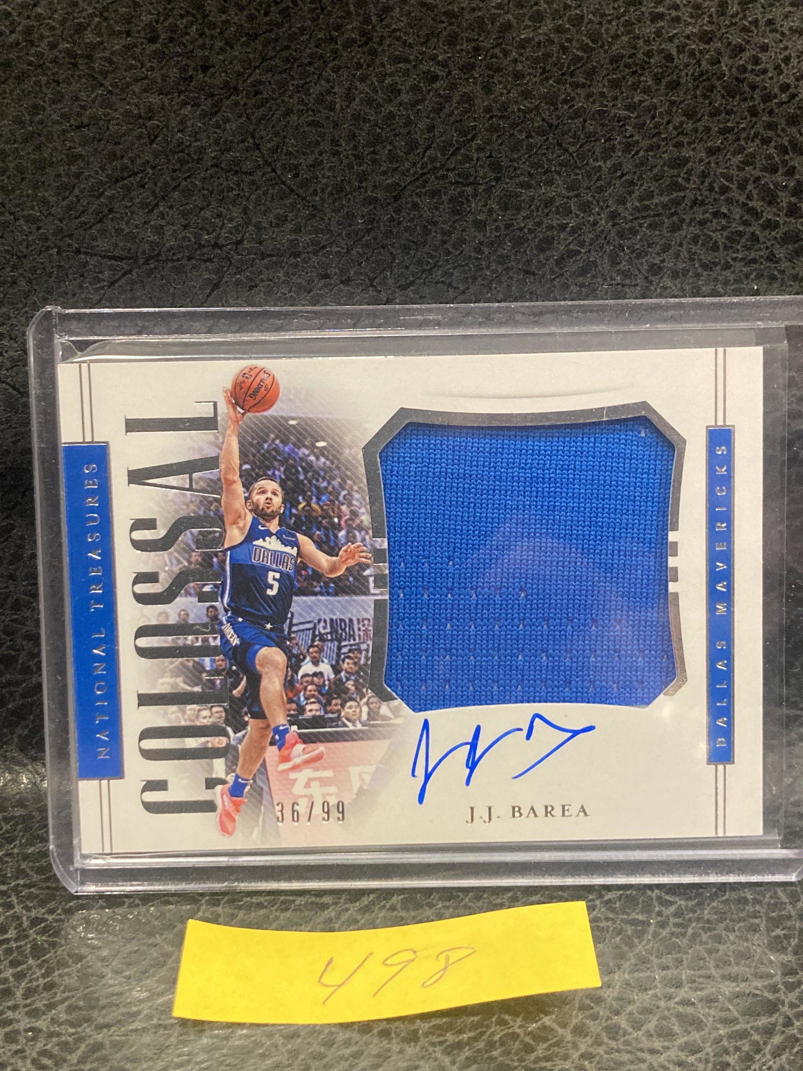 Jj Barea 2018-19 Panini National Treasures Colossal Material Jersey Auto /99 Mavericks: Jj Barea 2018-19 Panini National Treasures Colossal Material Jersey Auto /99 Mavericks