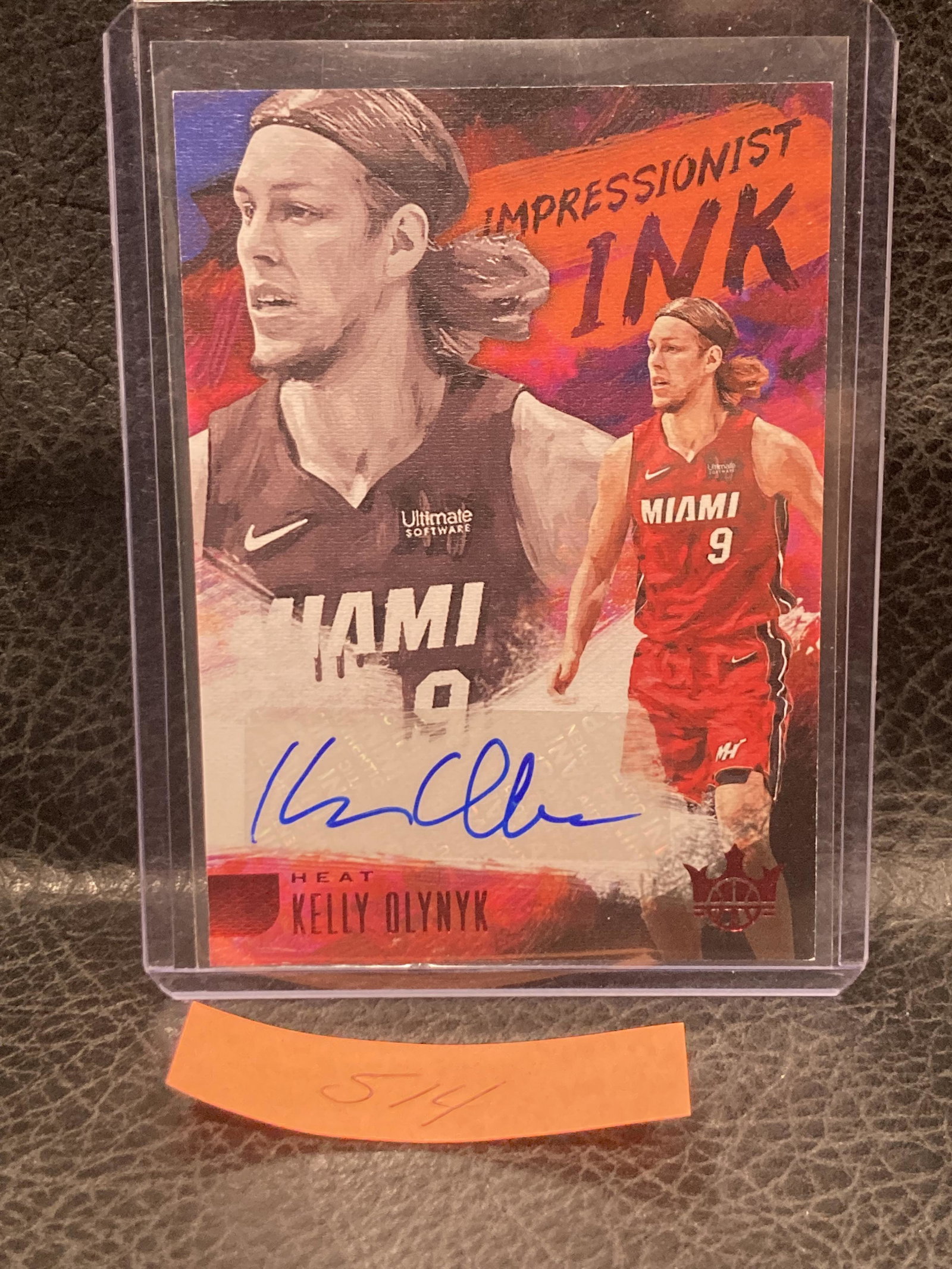 Kelly Olynyk 2018-19 Panini Court Kings #/99 Impressionist Ink Auto Heat: Kelly Olynyk 2018-19 Panini Court Kings #/99 Impressionist Ink Auto Heat