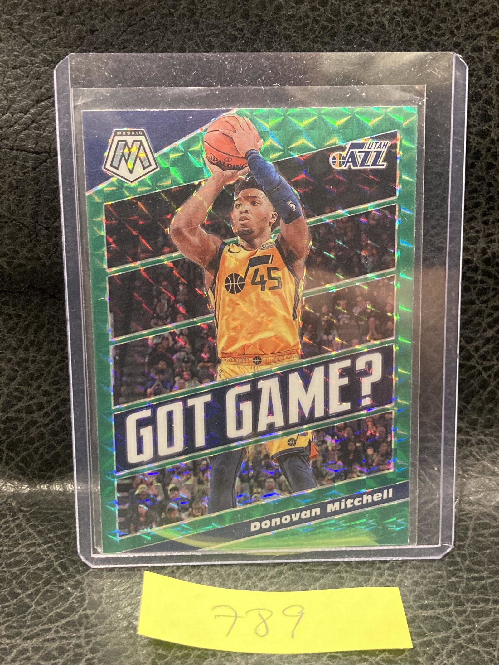 Donovan Mitchell Got Game Green Prizm Refractor 2019-20 Panini Mosaic Jazz: Donovan Mitchell Got Game Green Prizm Refractor 2019-20 Panini Mosaic Jazz